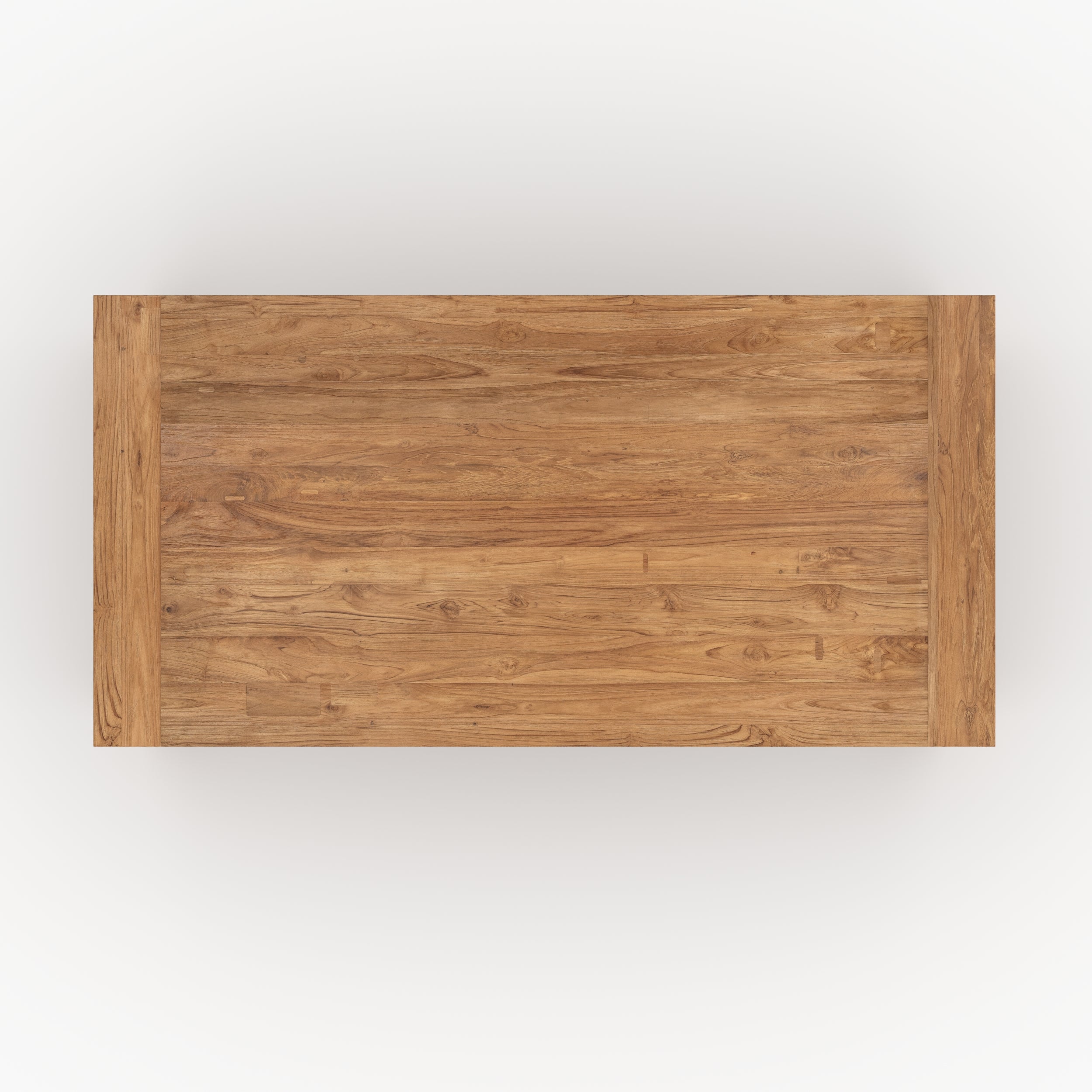 Memo table teck recyclé rectangulaire 8 places