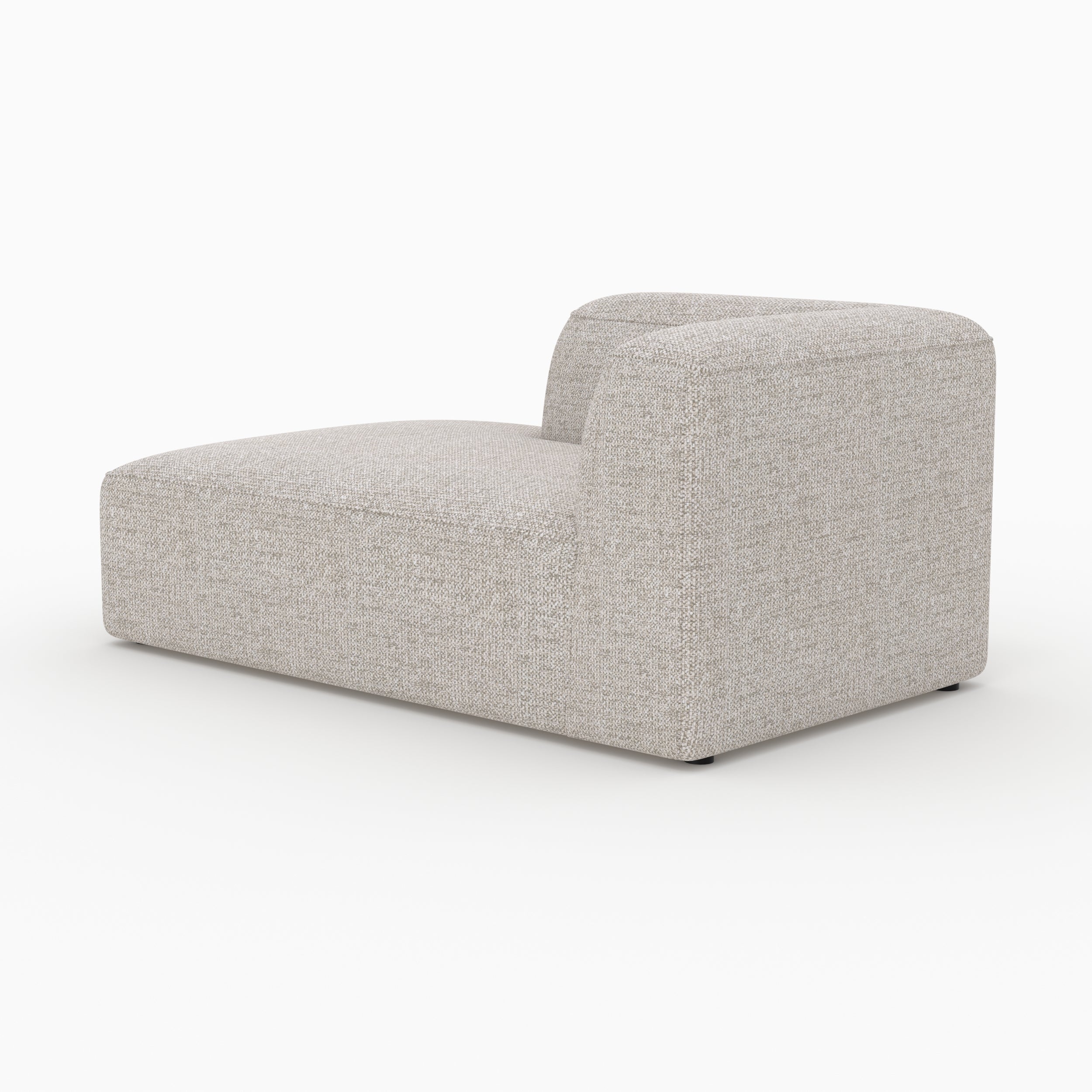 Méridienne Hestia canapé modulable beige angle gauche