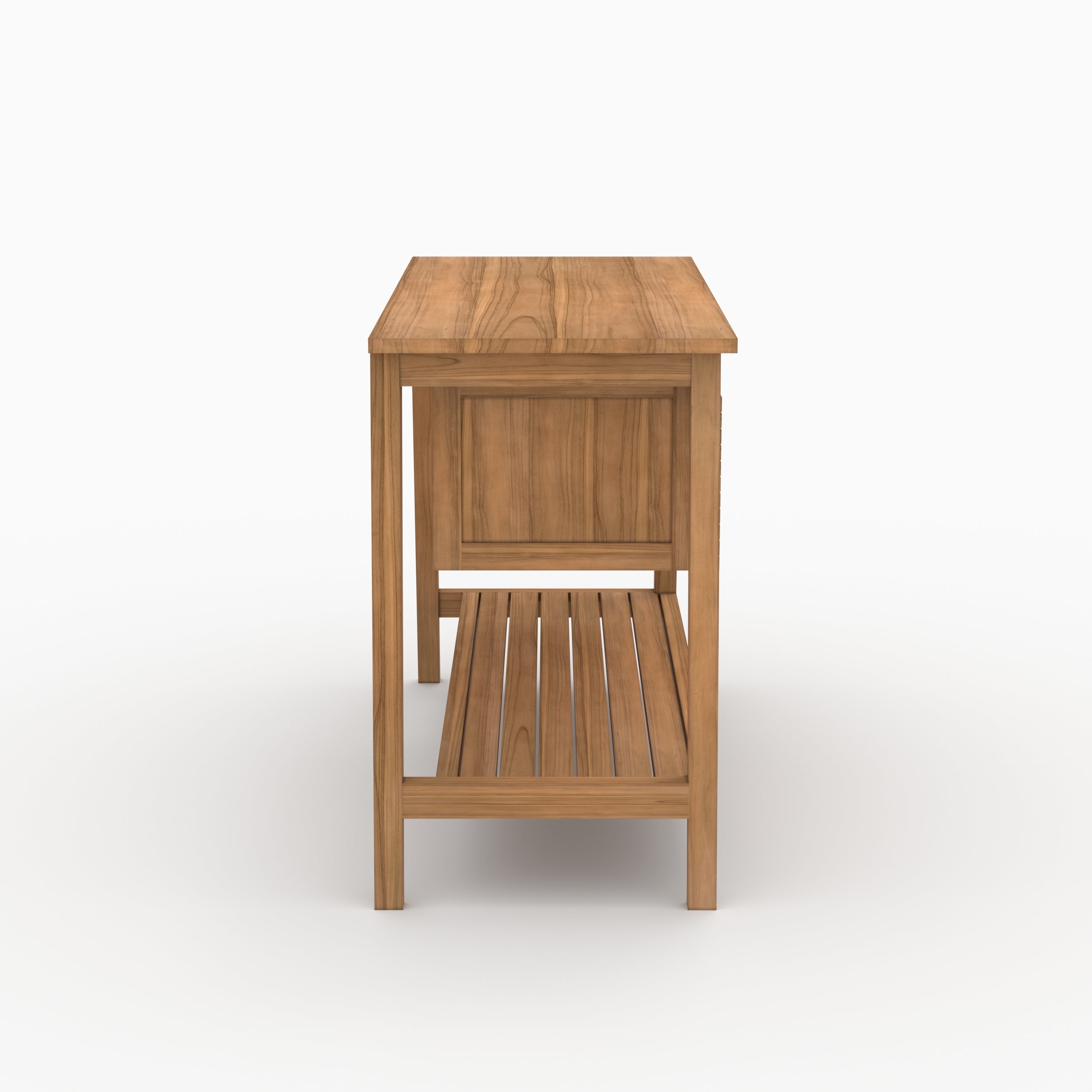 meuble cesar bois teck grande taille