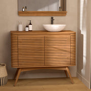 meuble de salle de bain bois fonce auguste