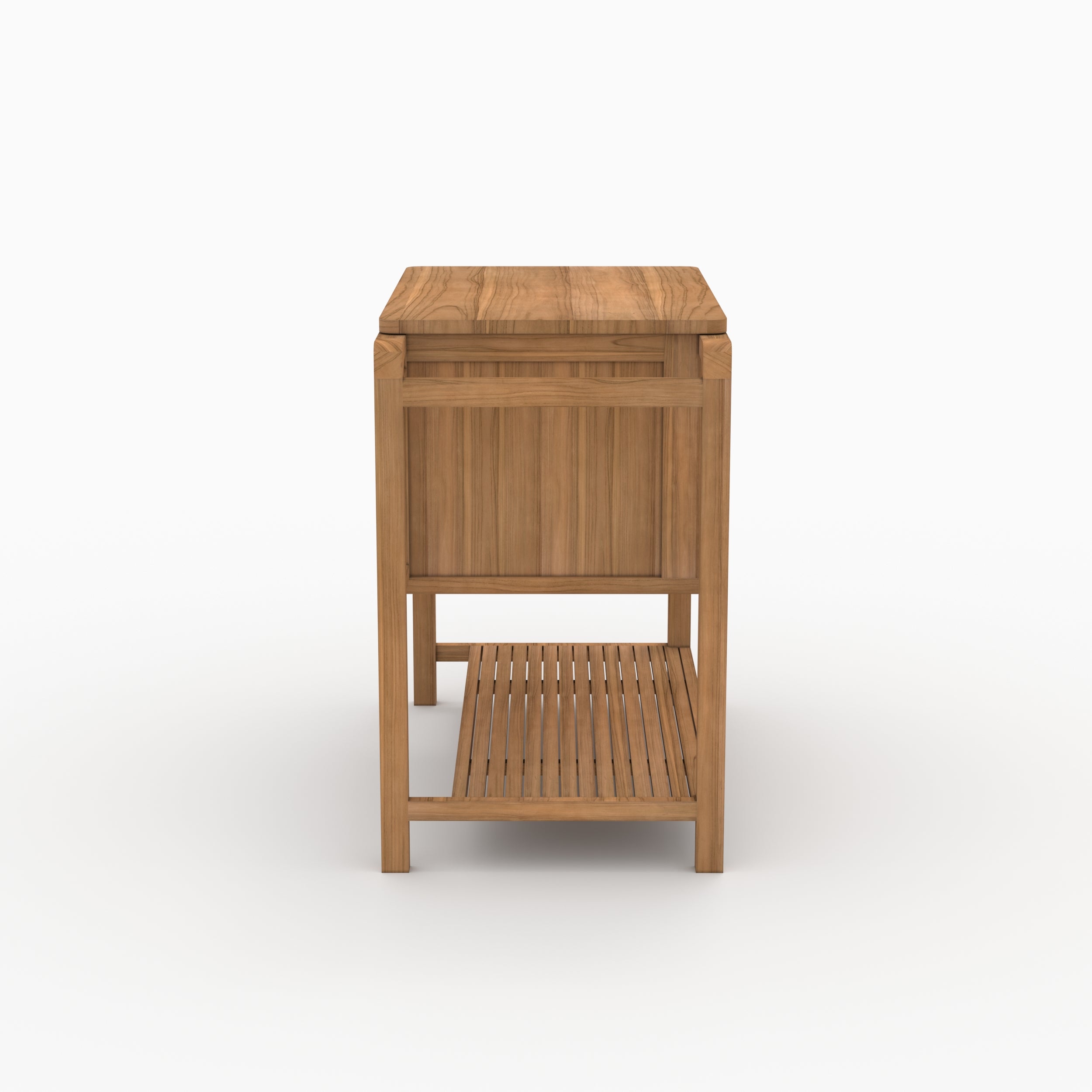 meuble de salle de bain bois lucette 90 cm
