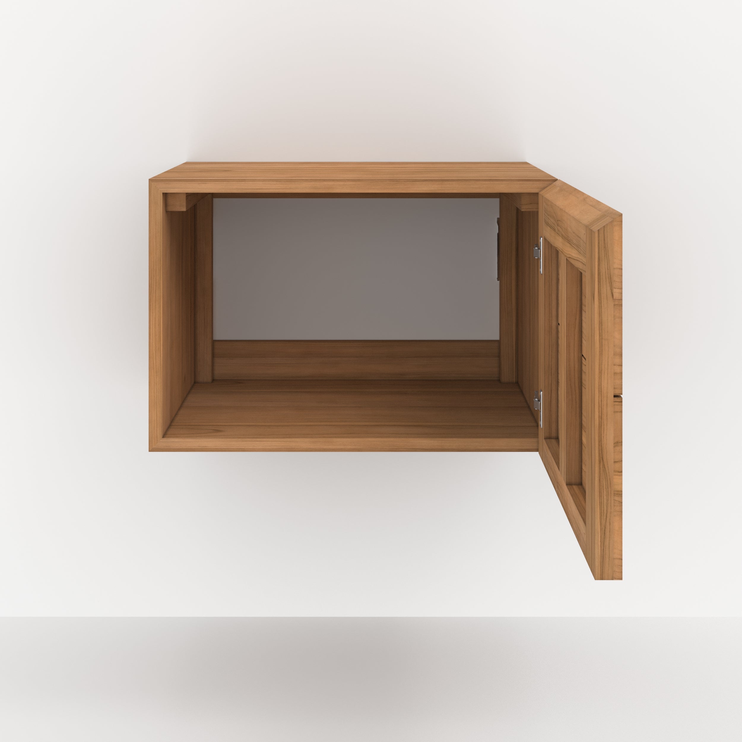 meuble salle de bain hera teck compact 60 cm