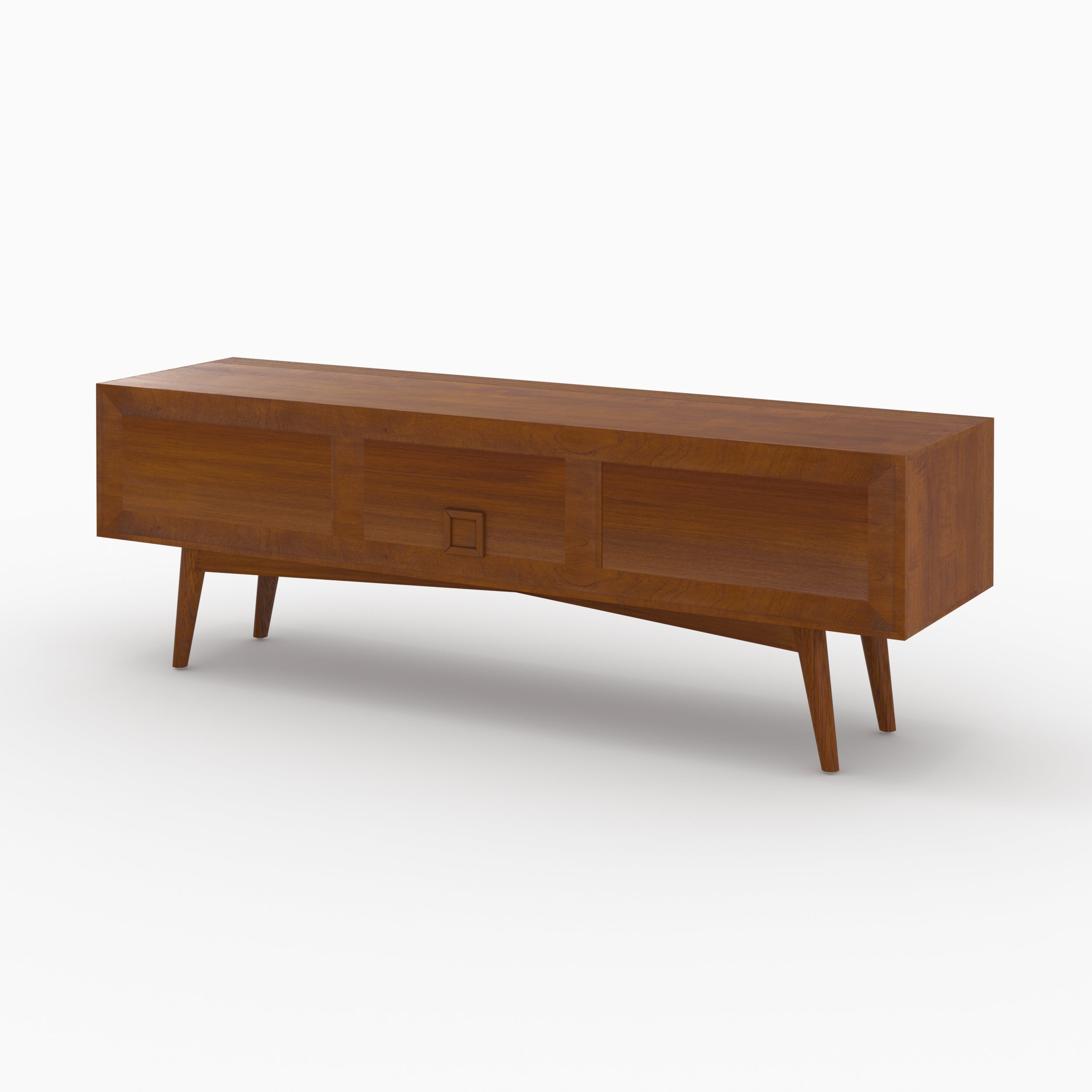 meuble tv 150cm waya rendez vous deco teck massif