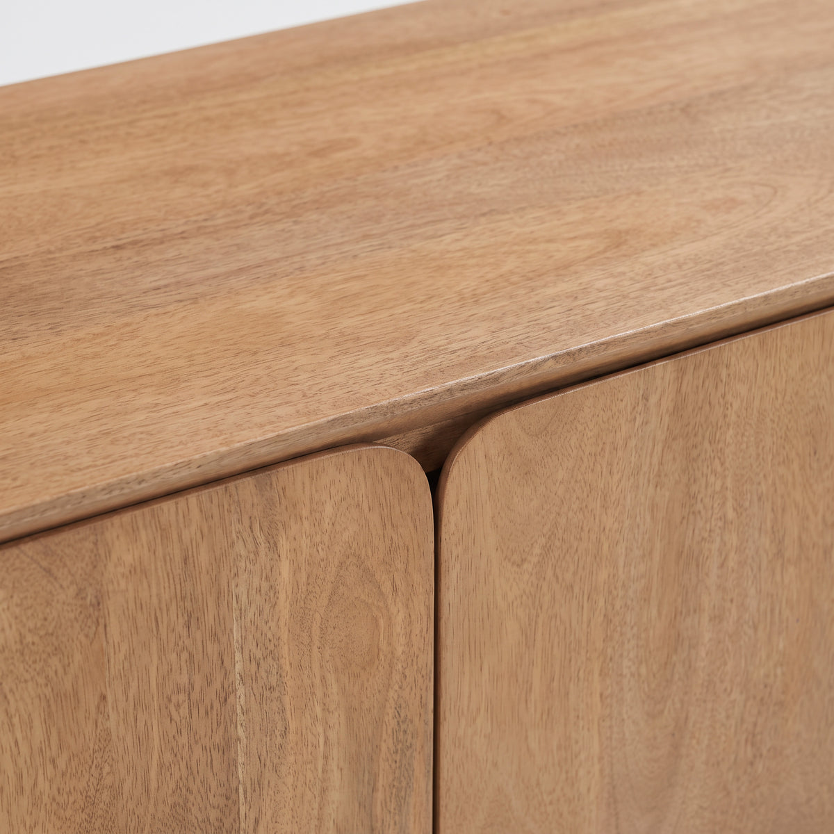 Meuble TV Achille en bois de manguier marron clair 150 cm - Maison Pavane