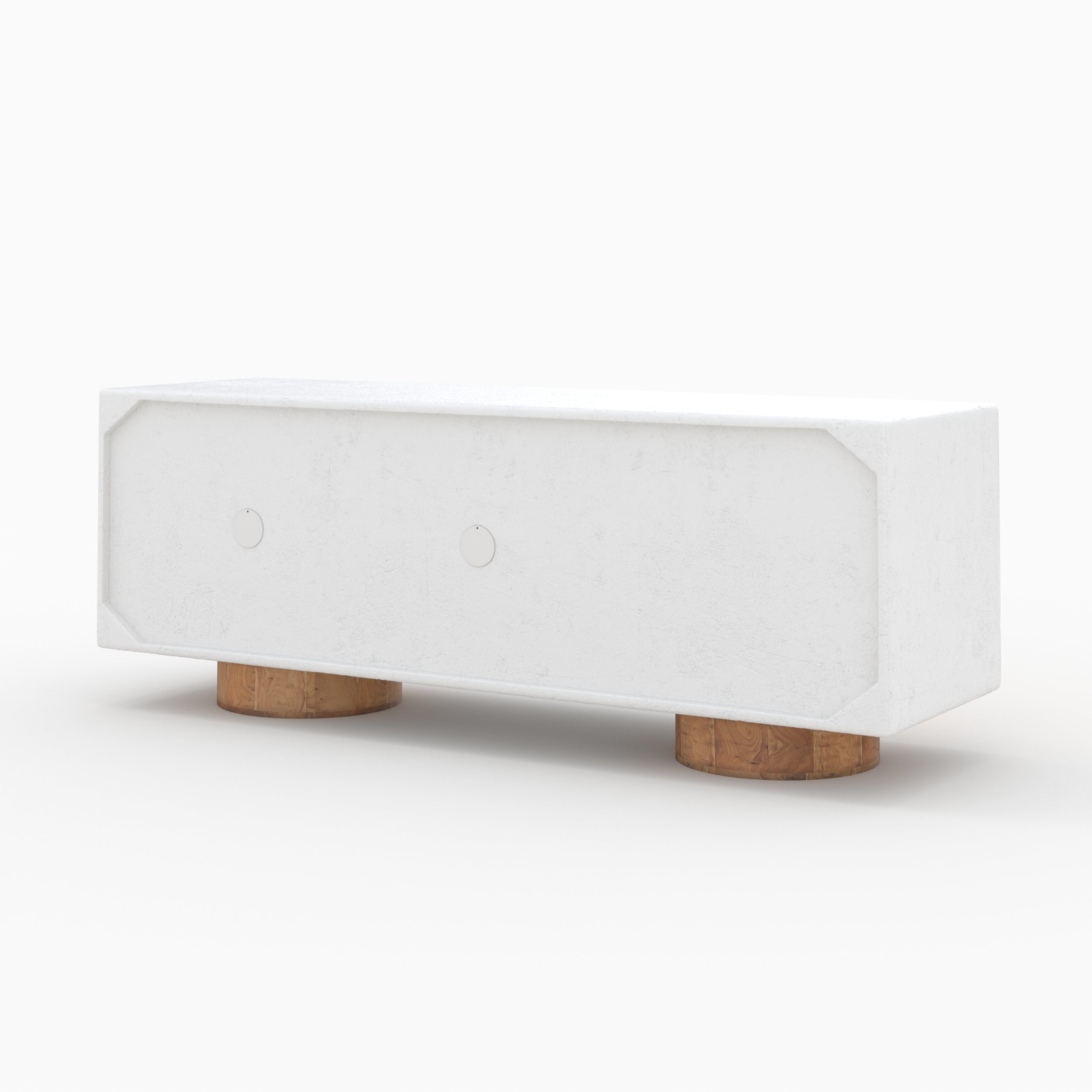 meuble tv avec niches et portes eden