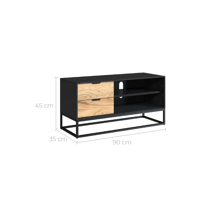 Mobile TV Jakson 90 cm in legno di acacia