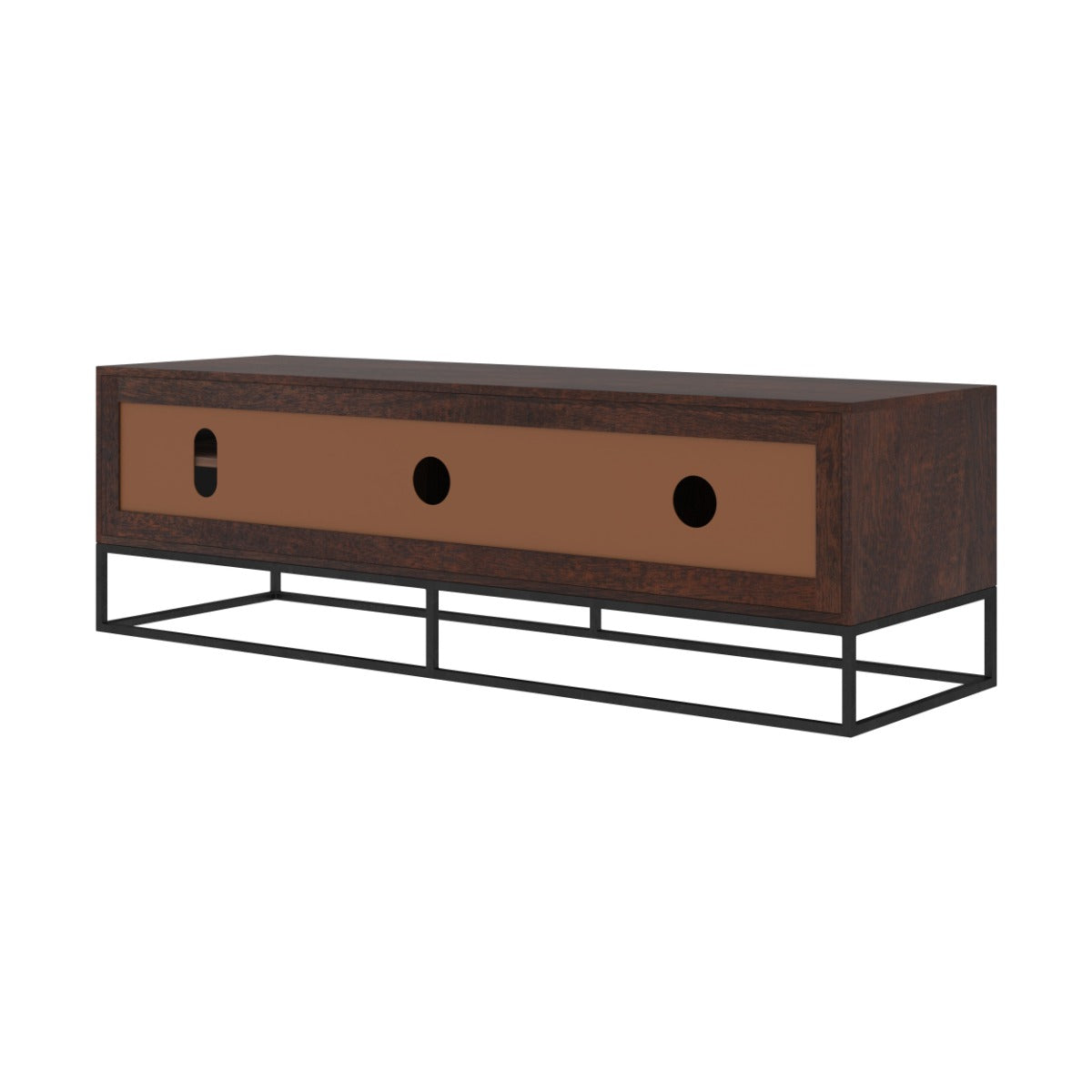 meuble tv krabi en bois d acacia et bois recycle