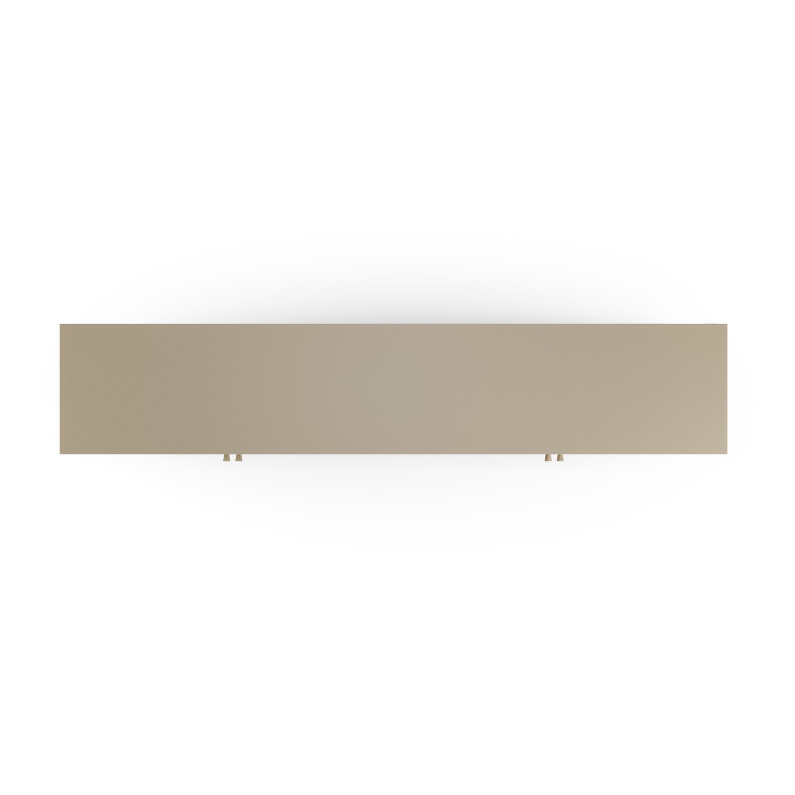 Meuble tv métal beige Latem 160cm 4 portes
