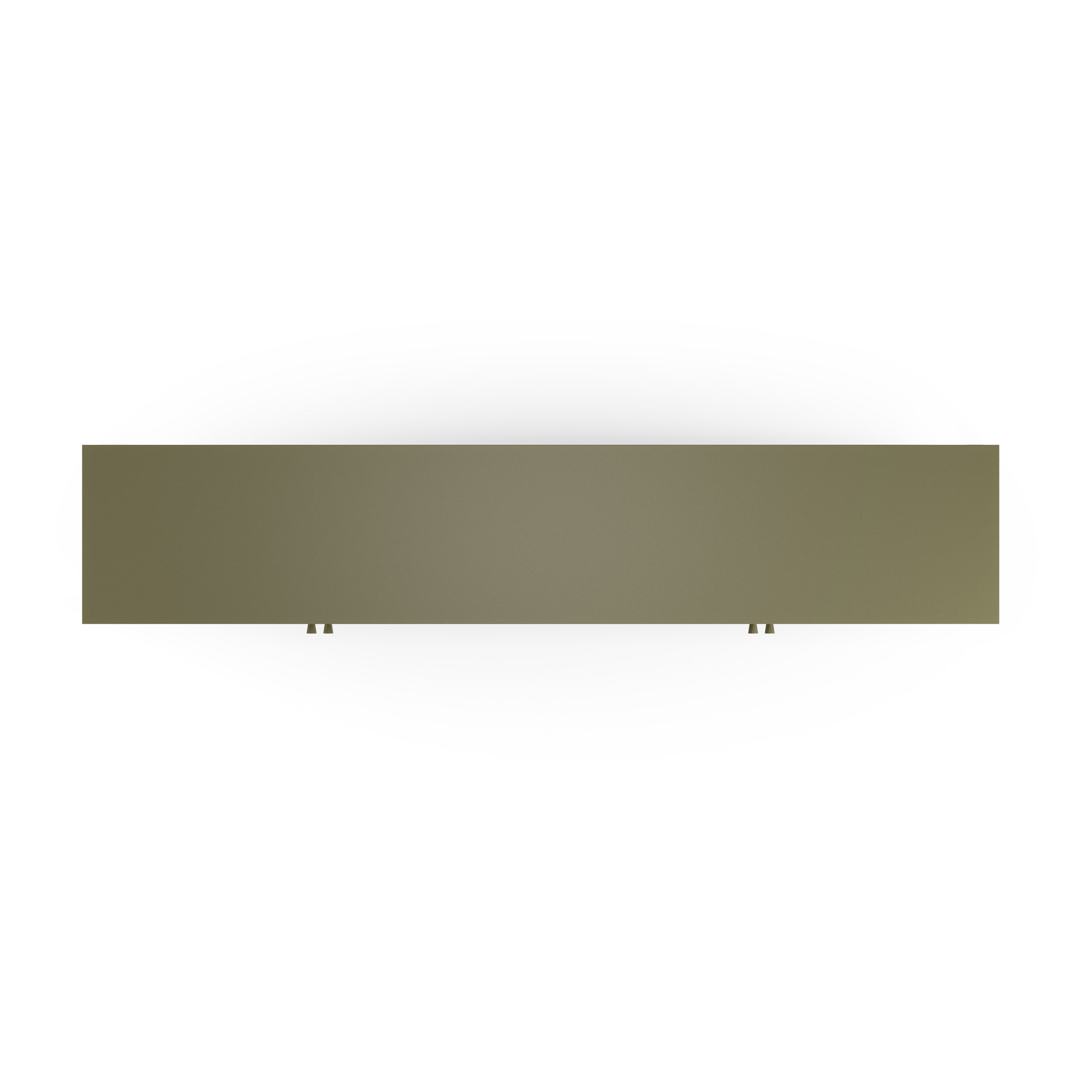 Meuble tv métal vert Latem 160cm 4 portes