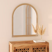specchio rotondo Indra in rattan