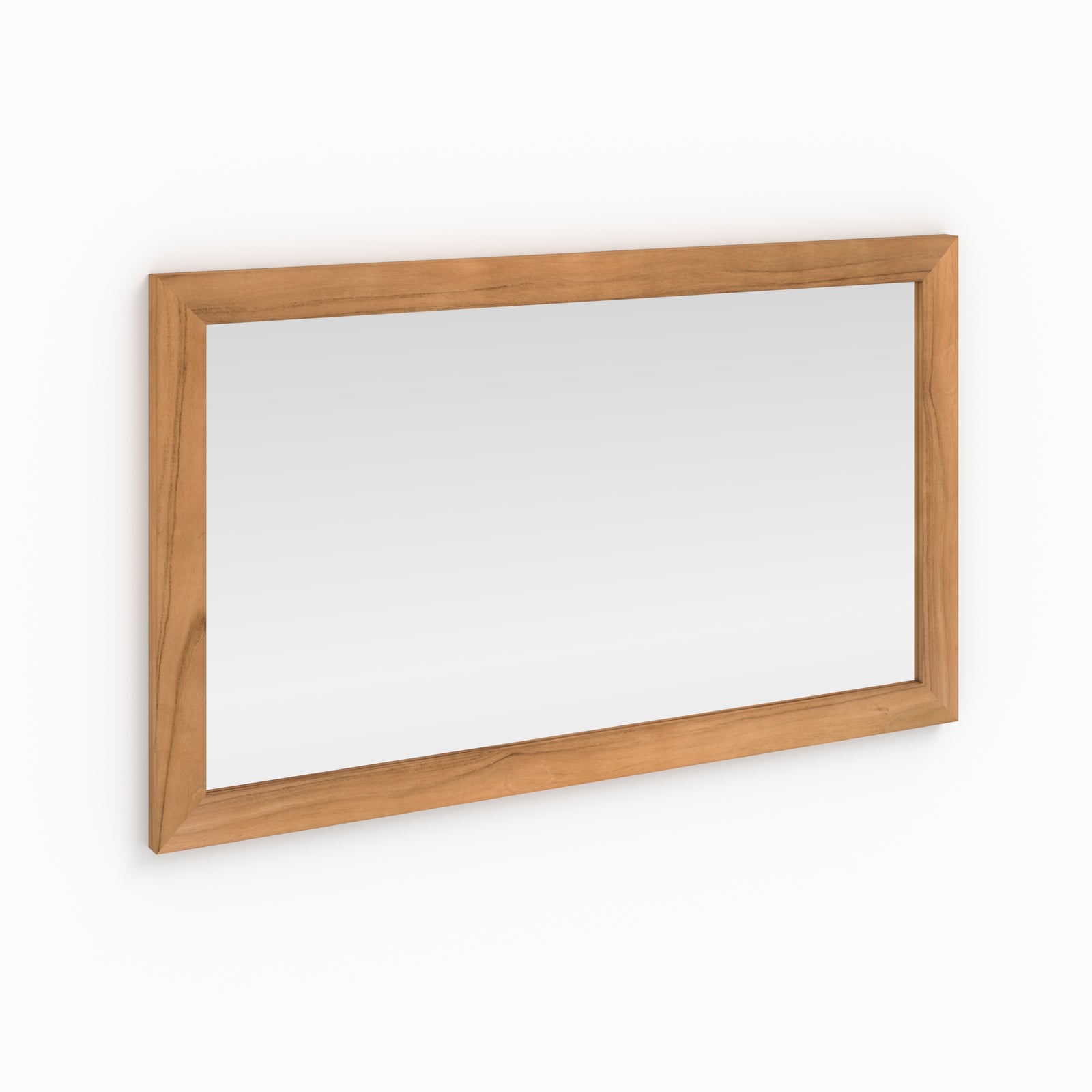 specchio da parete Clea rettangolare in legno per bagno