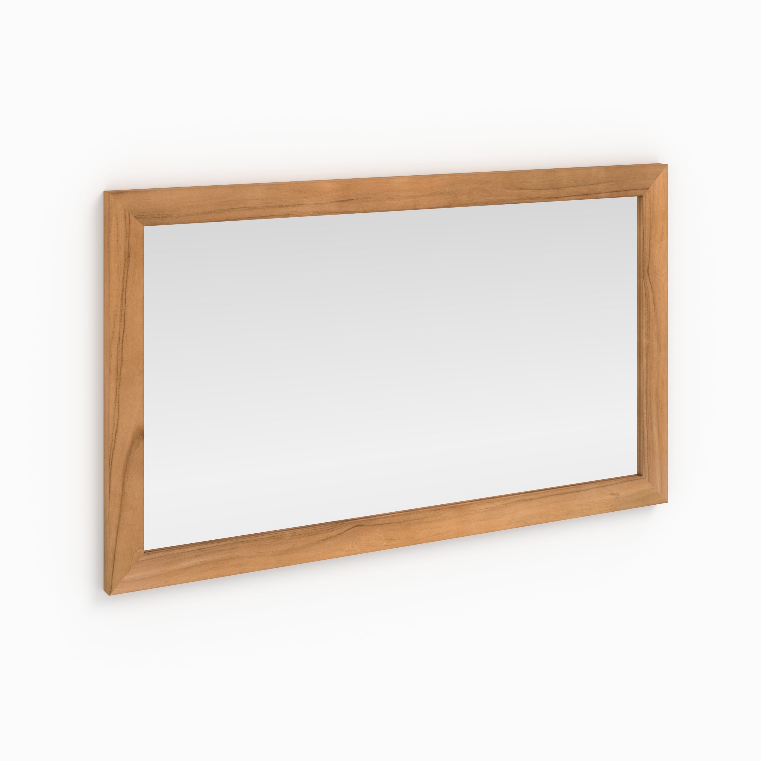 specchio da parete Clea rettangolare in legno per bagno