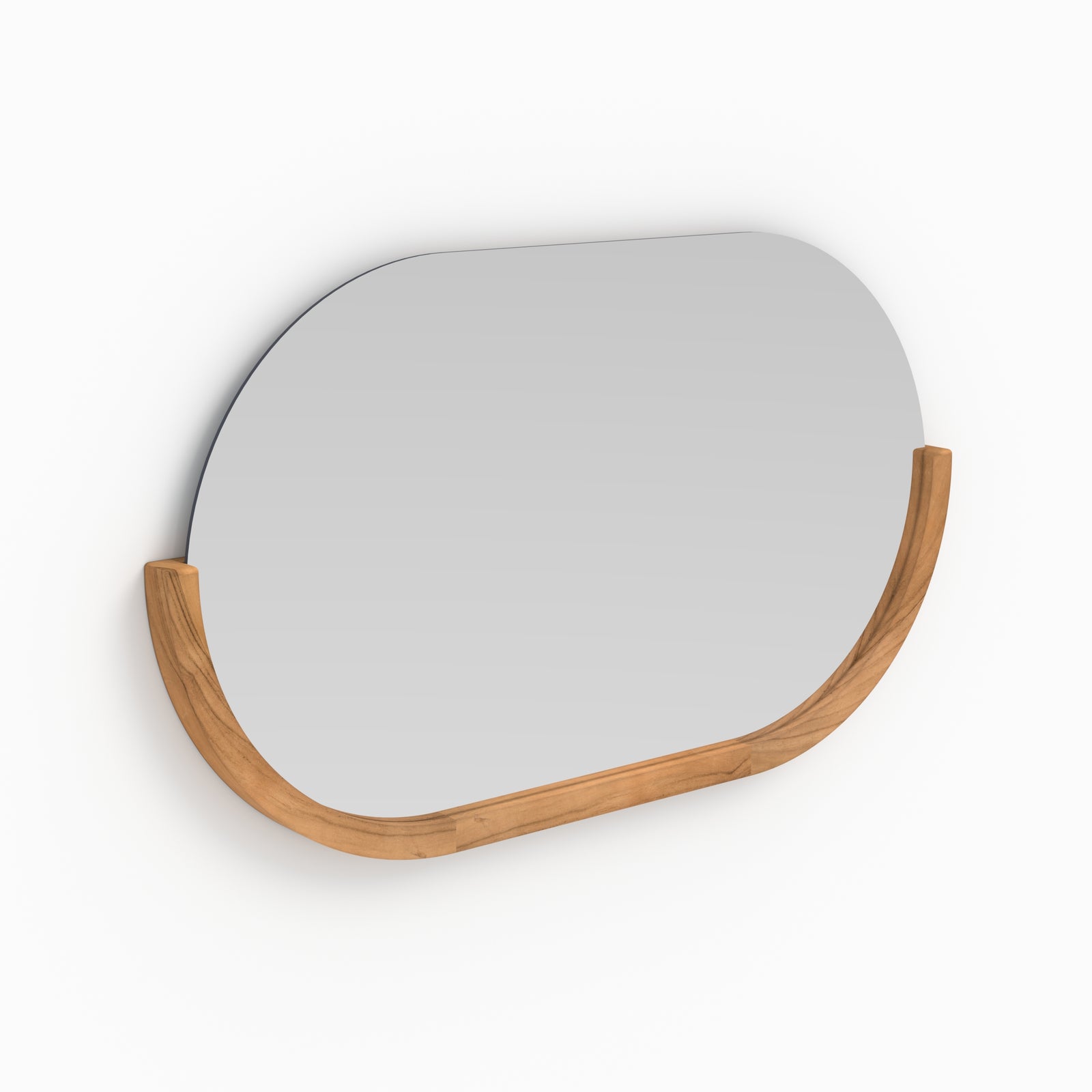 miroir mural de salle de bain zephyr ovale