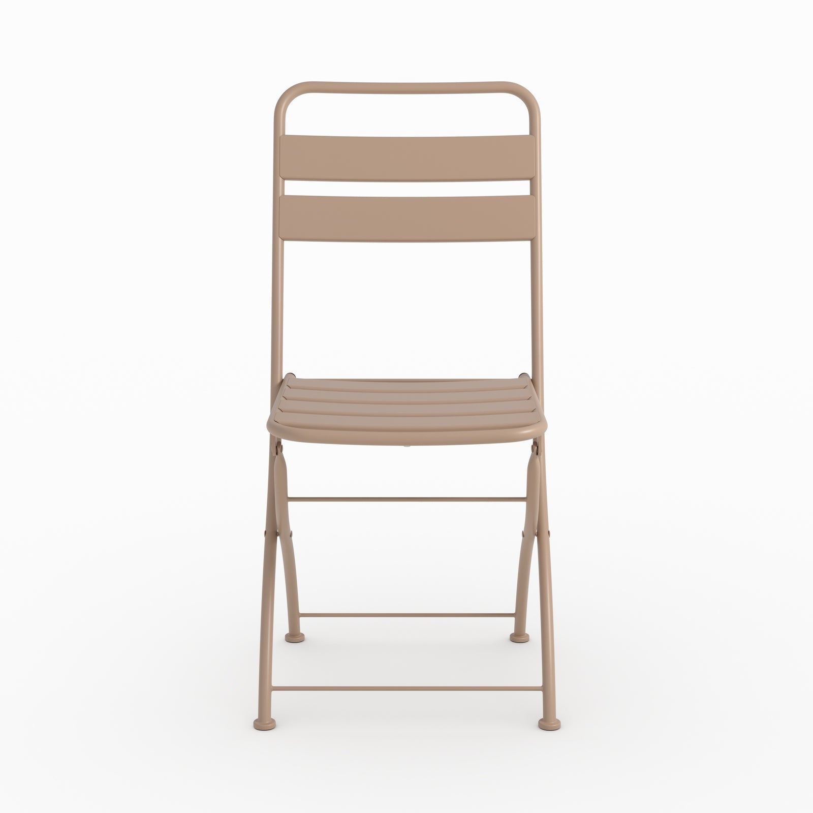 Mobilier de jardin Yumi table et 2 chaises pliantes taupe