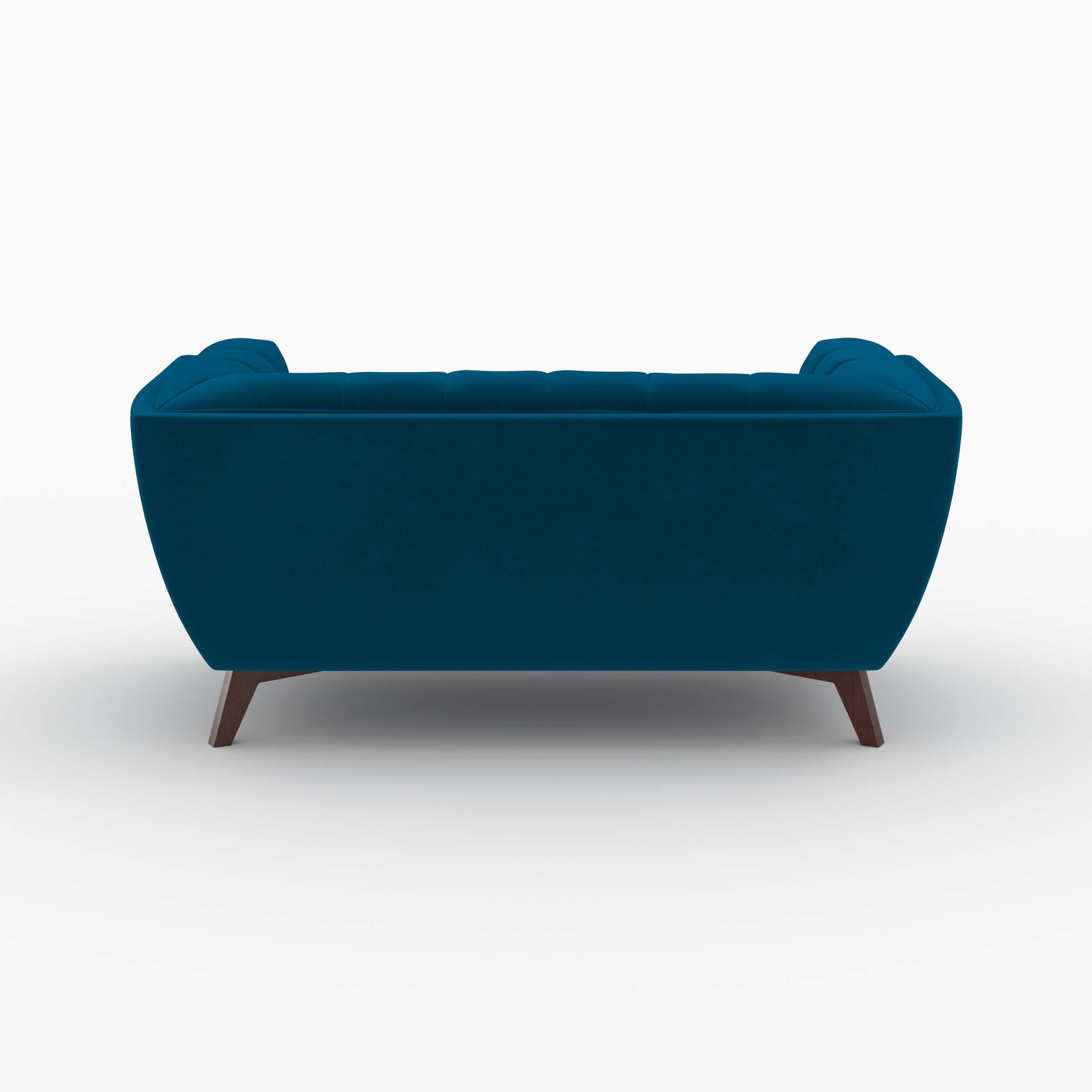 mona pack 2 canapes en velours bleu 5 places