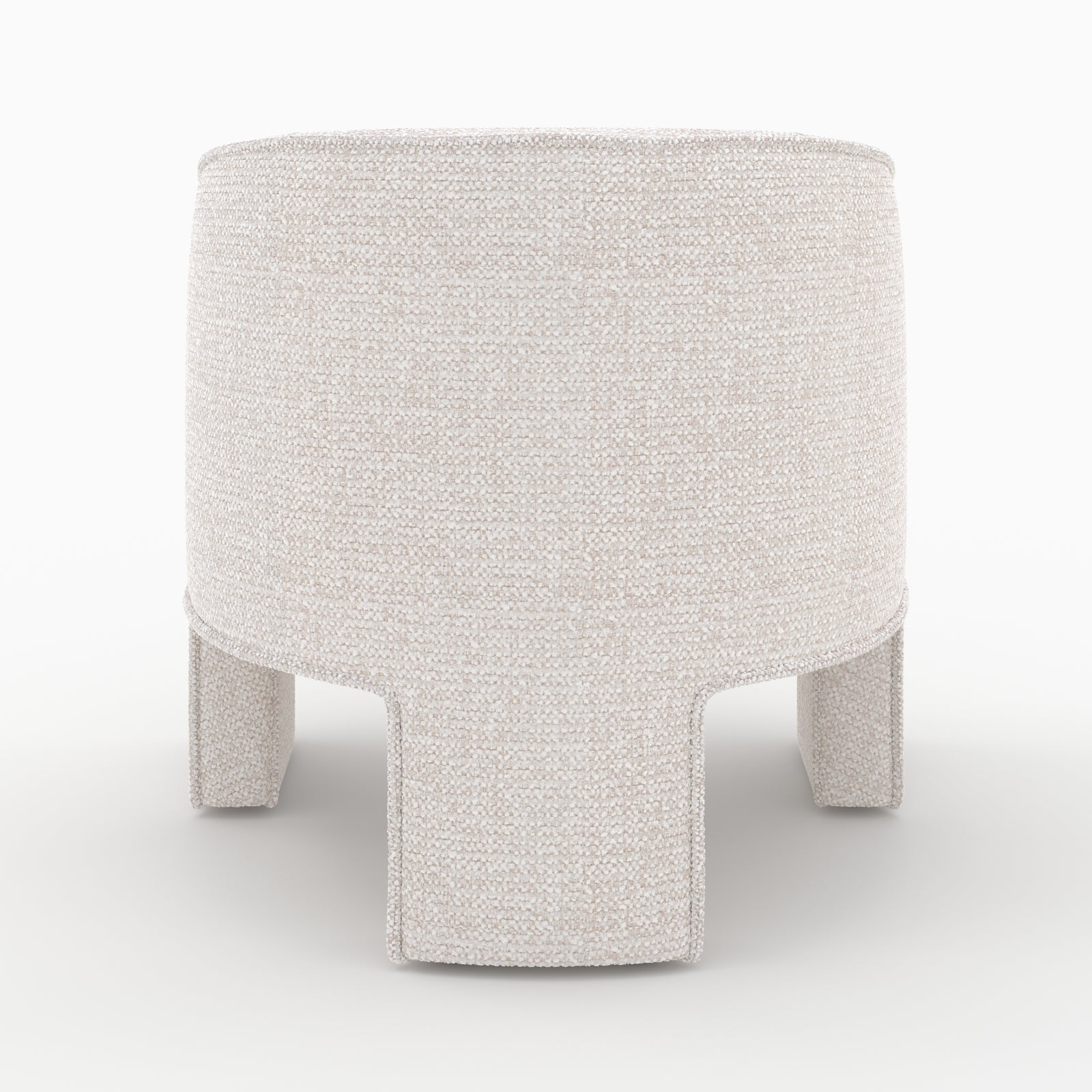 nelia fauteuil tissu creme style epure