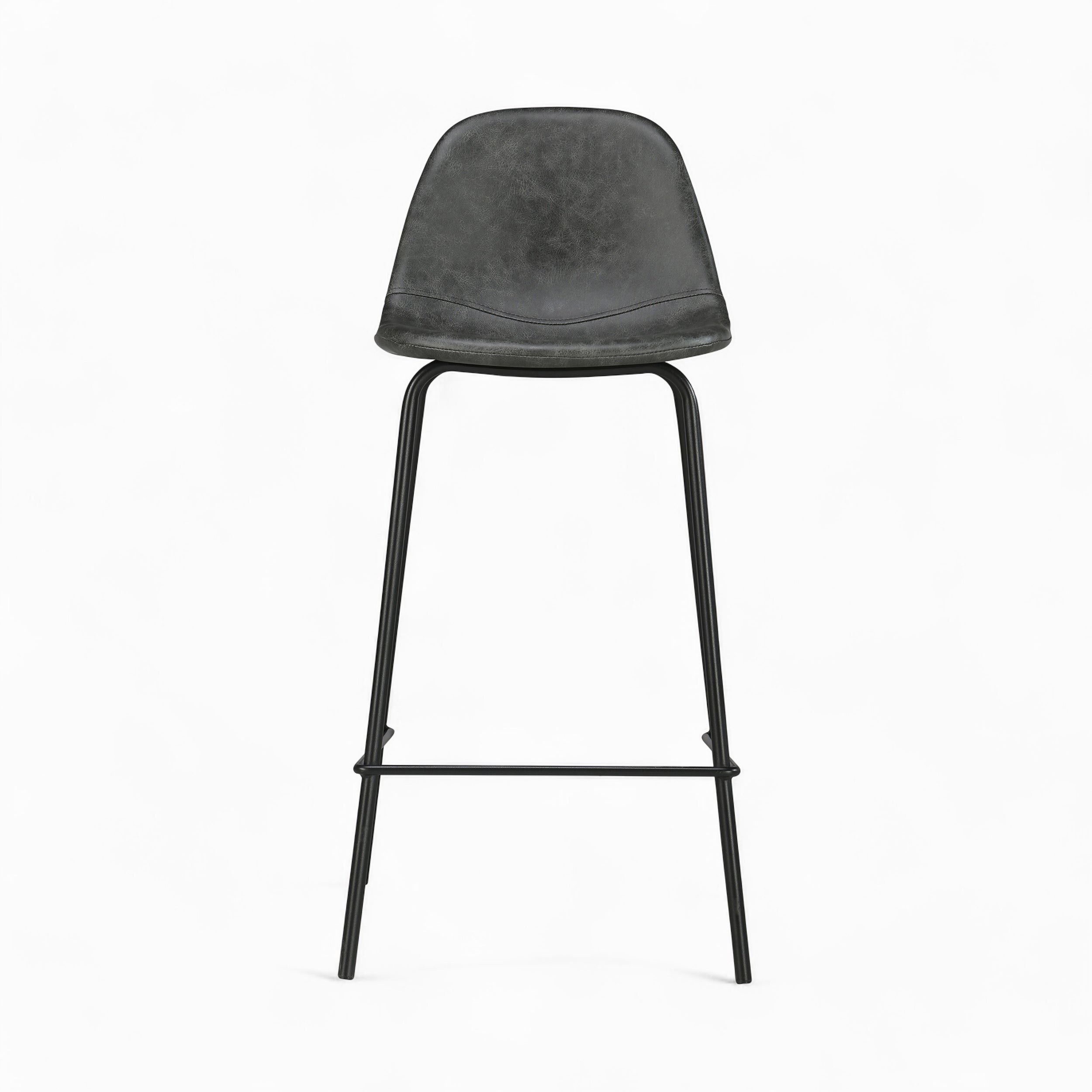 pack 4 chaises pour ilot central henrik camel et grises noires 65 cm