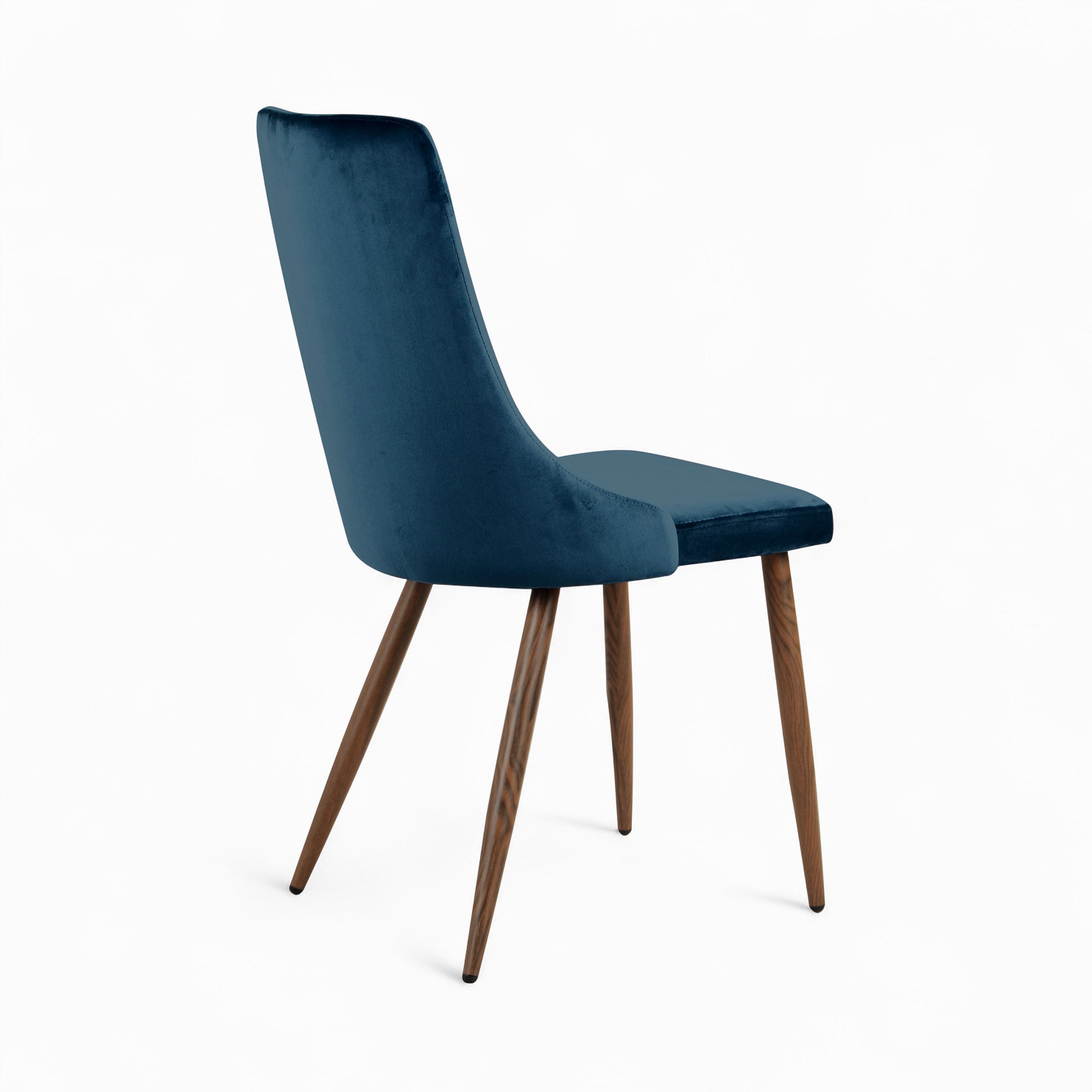 pack chaises vinni haut dossier velours bleu rose 4 rendez vous deco