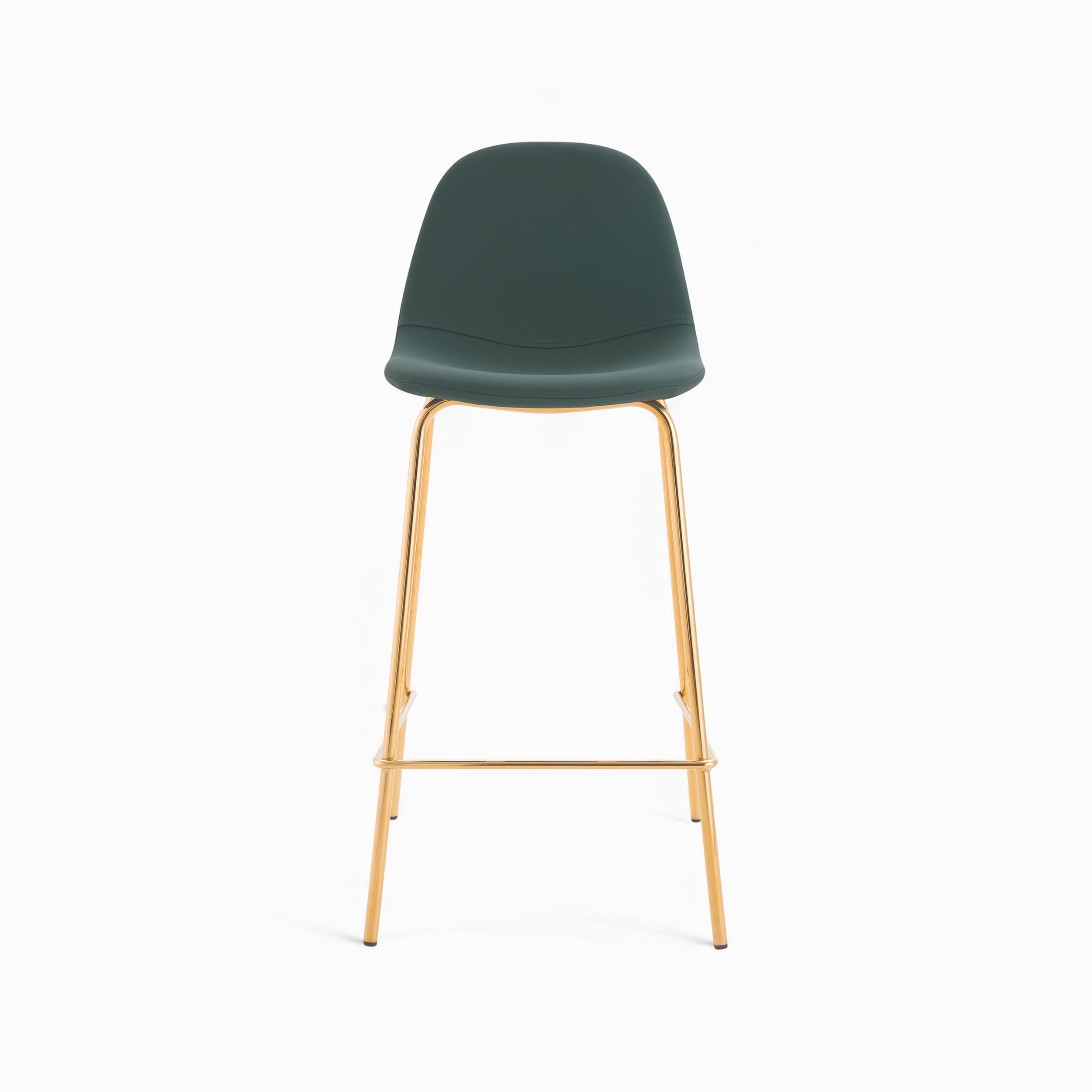 pack henrik 4 tabourets ilot central blanc vert 65cm