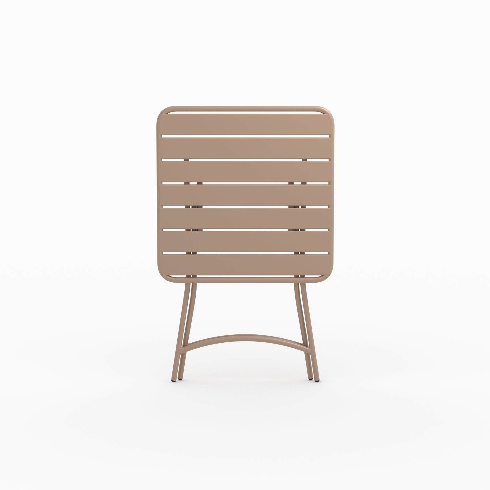 Personnes 2 taupe métal en pliante Yumi jardin de table