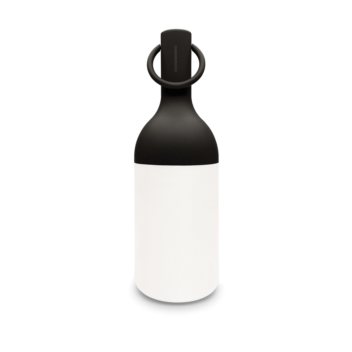 Petite lampe nomade Elo en plastique noir - Maison Pavane