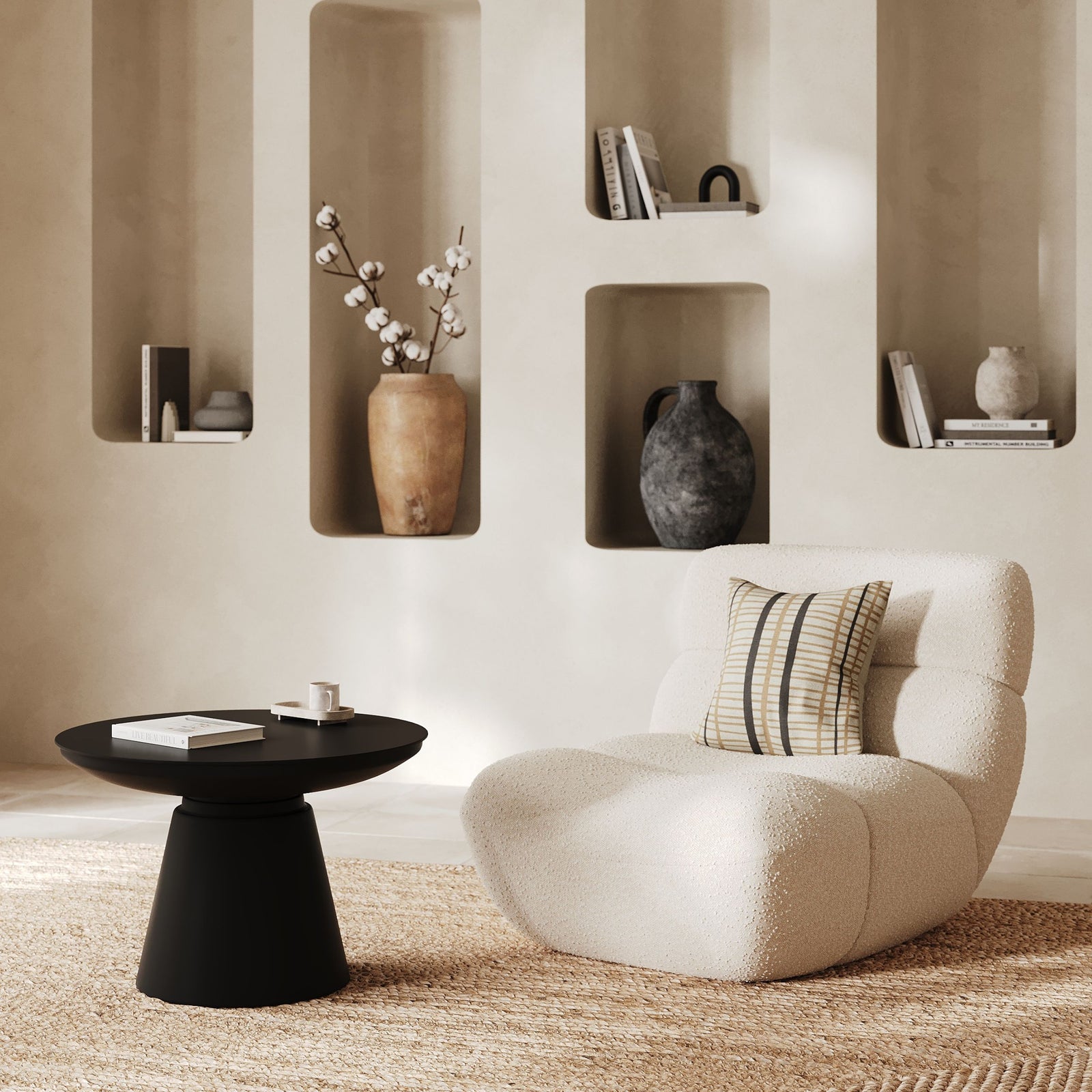 Petite table appoint noire