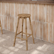 polly tabouret de bar en bambou jardin