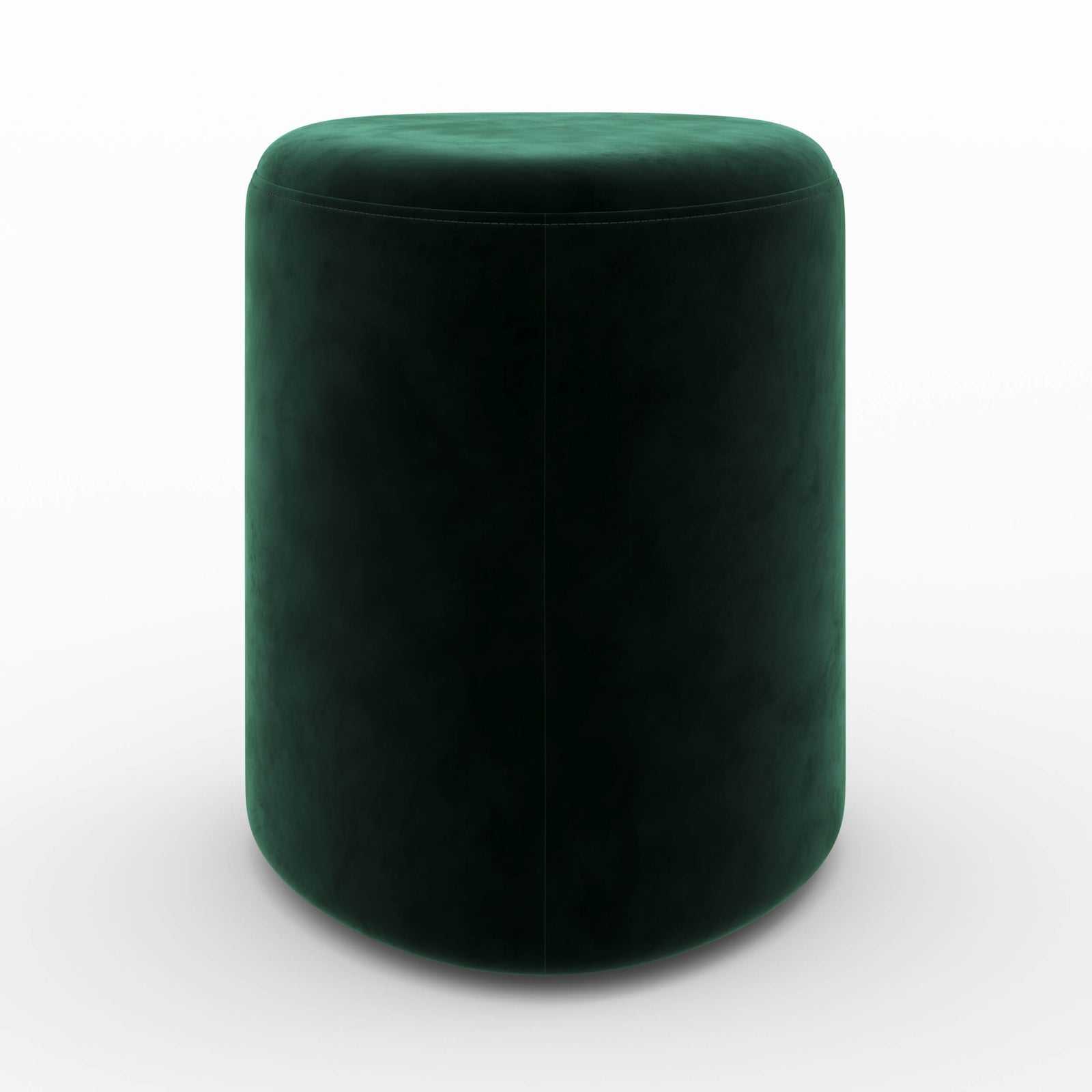 pouf in velluto verde emmy di complemento