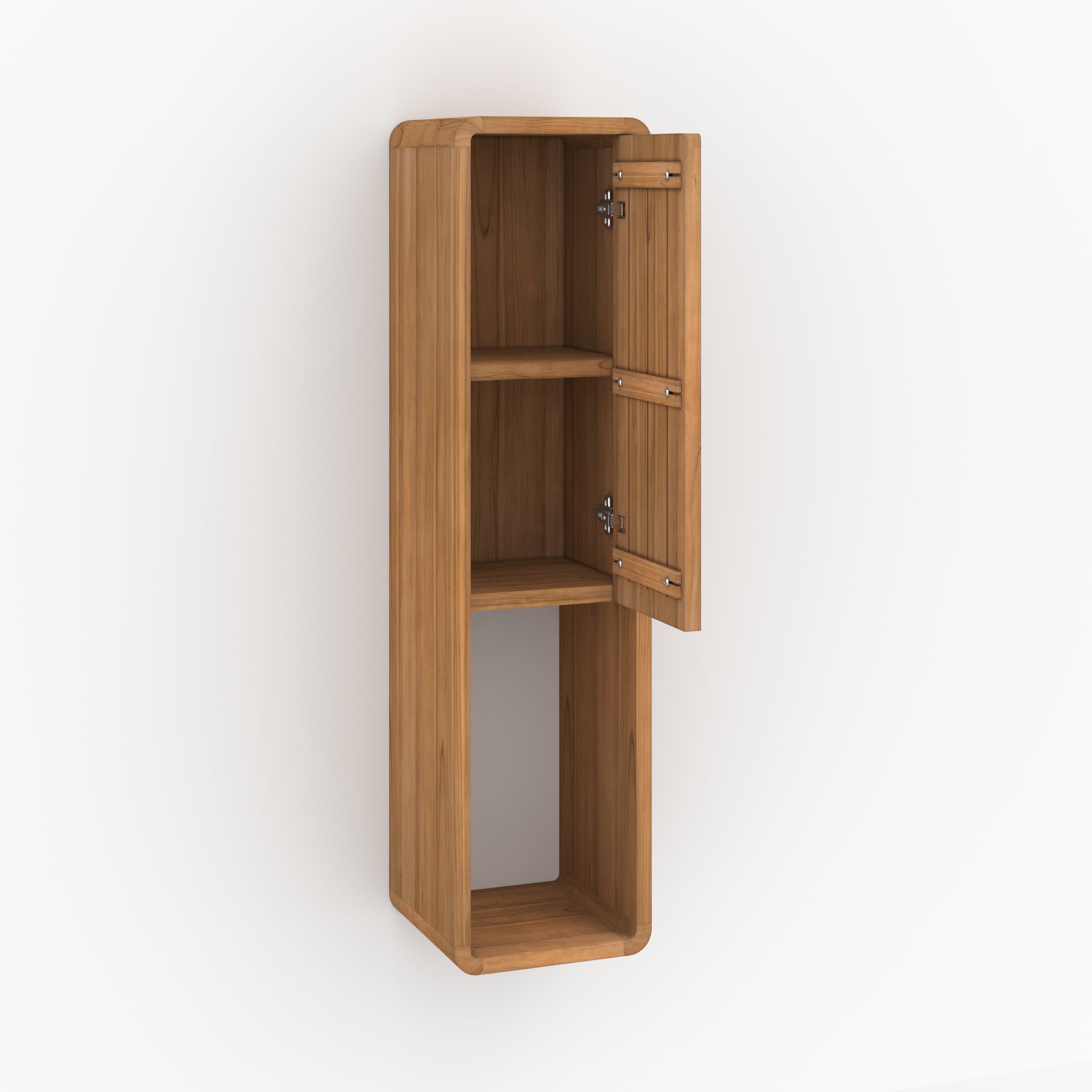 r disposizione del bagno kafa in legno di teak colonna di stoccaggio sospesa_1