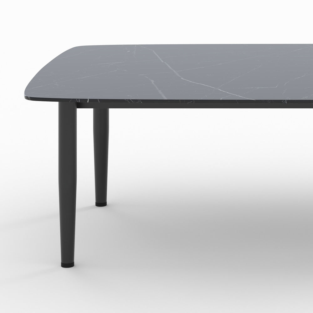 rdv deco tavolino da giardino wilo effetto marmo nero