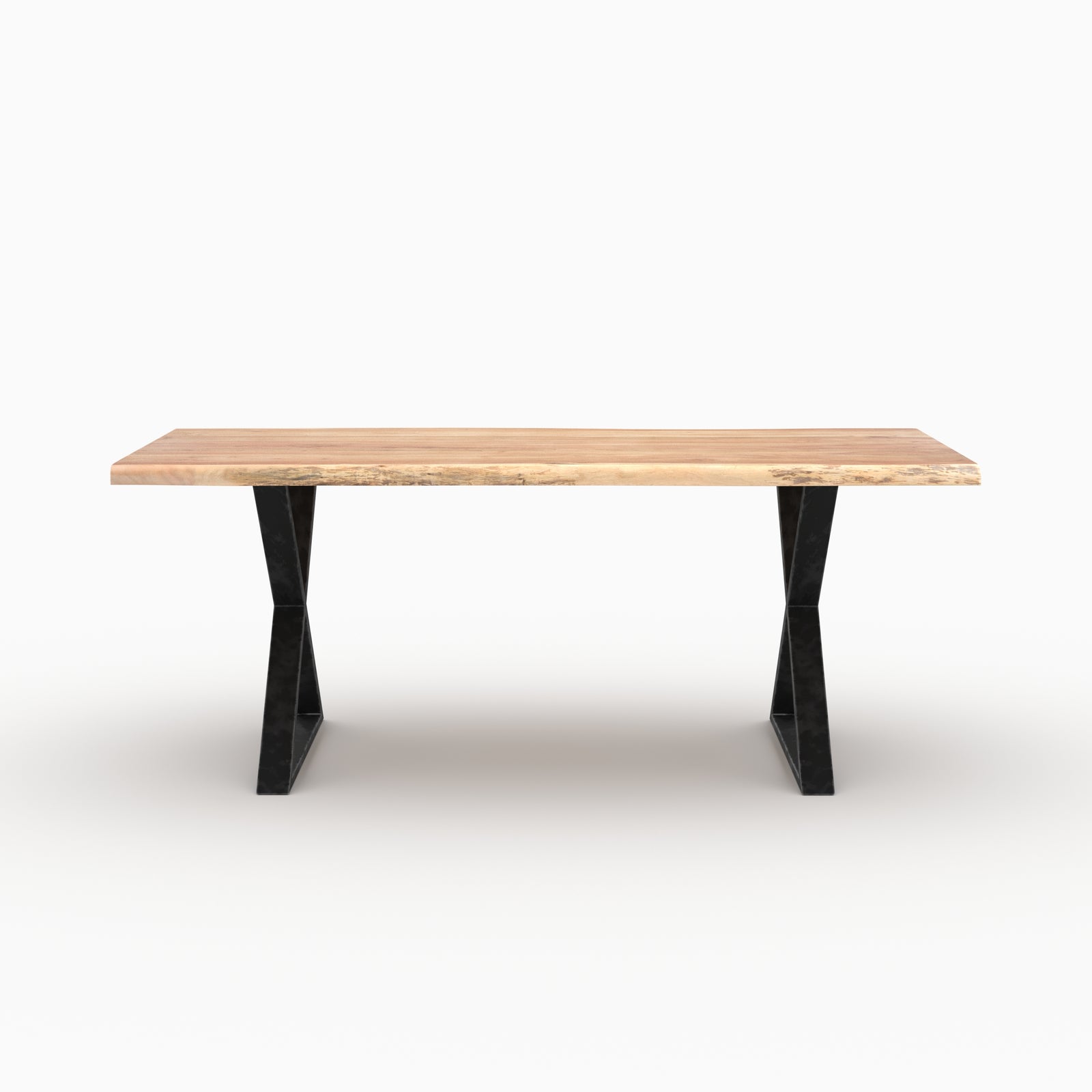Table gia bois massif rectangulaire 6 places