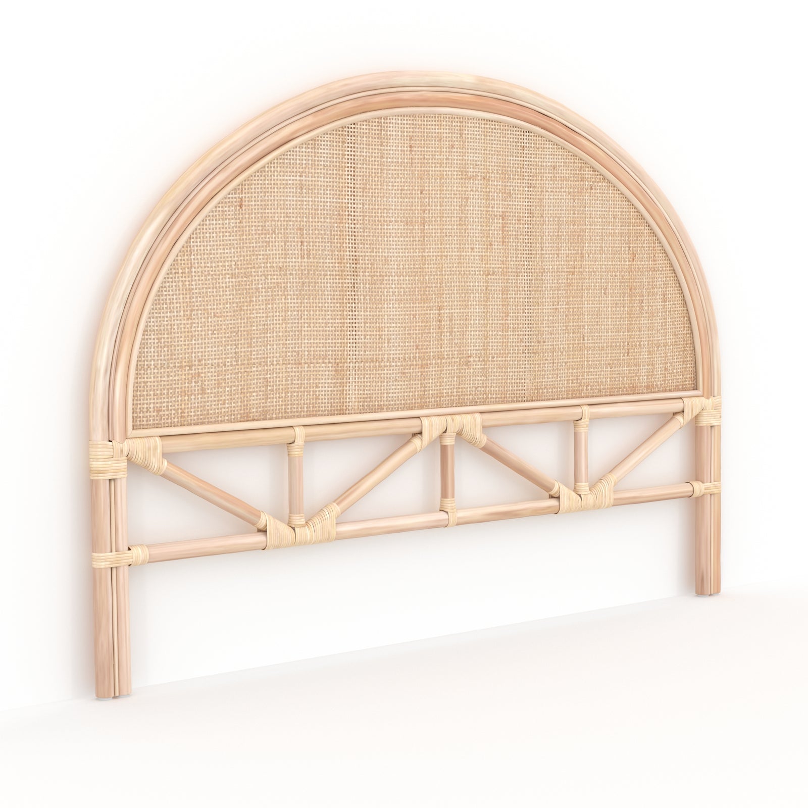 Rotin naturel tête de lit madya 140cm bohème 1