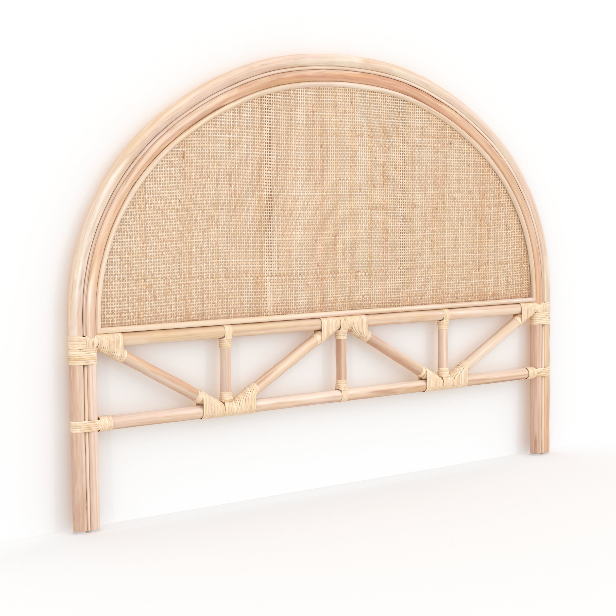 Rotin naturel tête de lit madya 140cm bohème 1