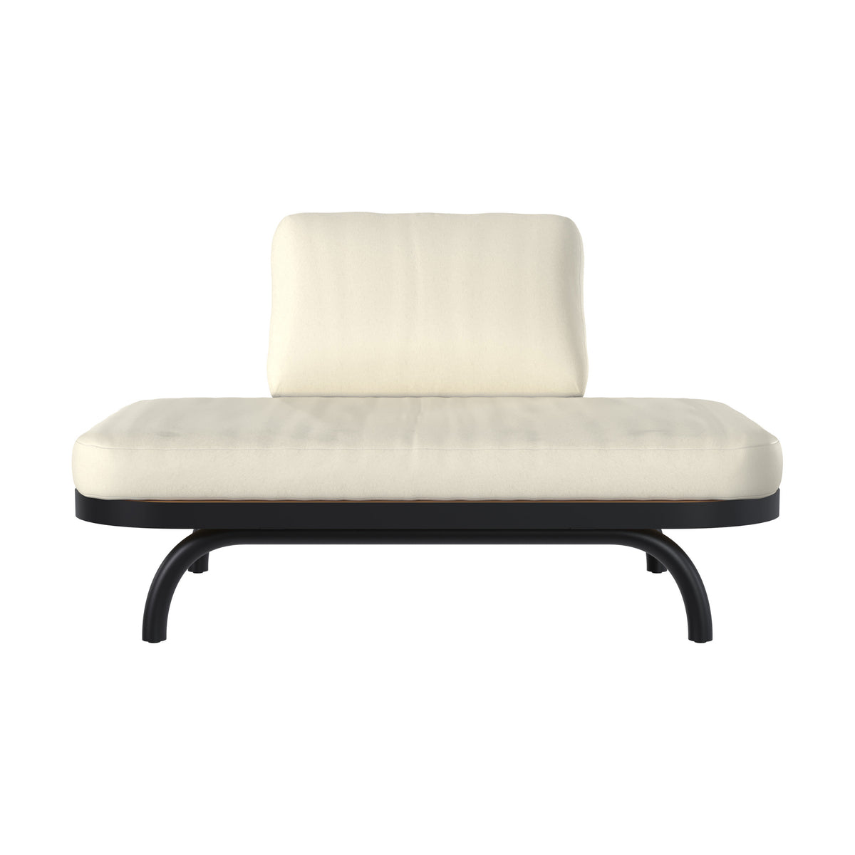 salon de jardin confortable coussin blanc samba