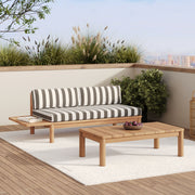 Salon de jardin Nadila gris rayé