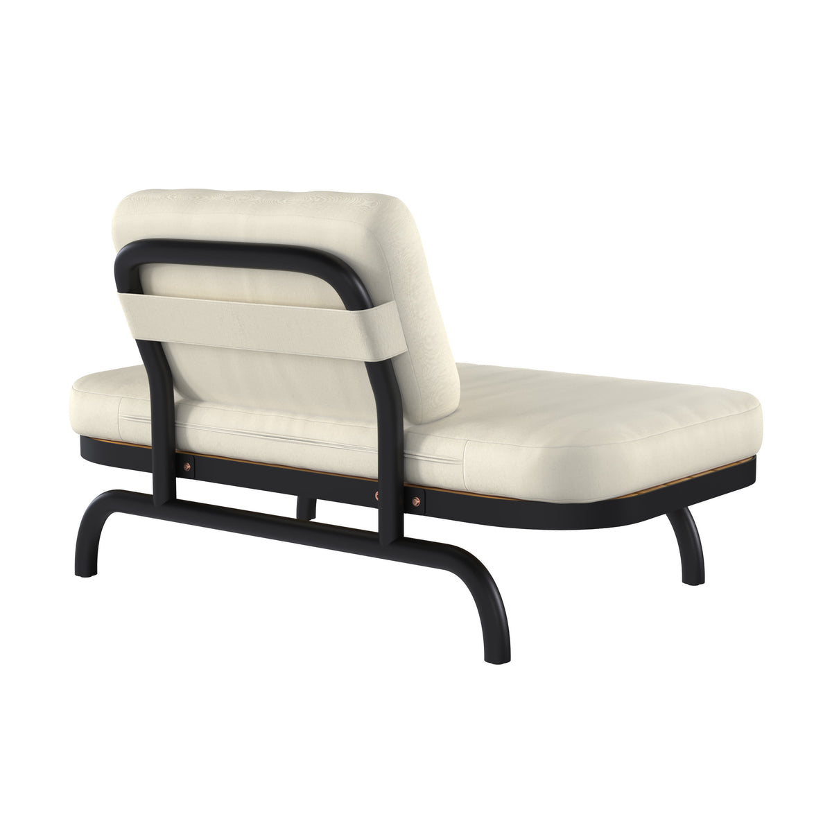 salon de jardin samba confortable metal bois tissu blanc