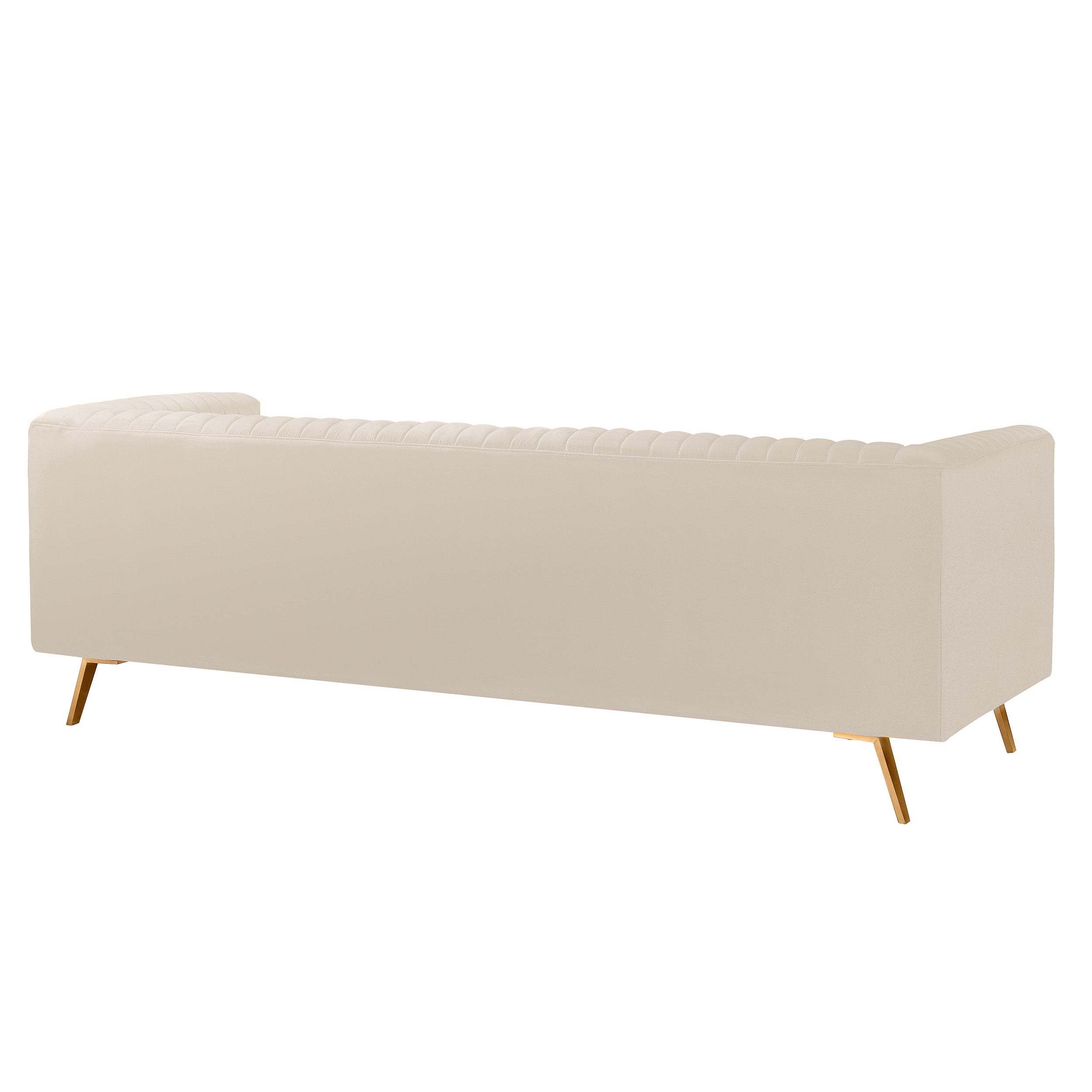 Canapé Gatsby 3 places en velours beige