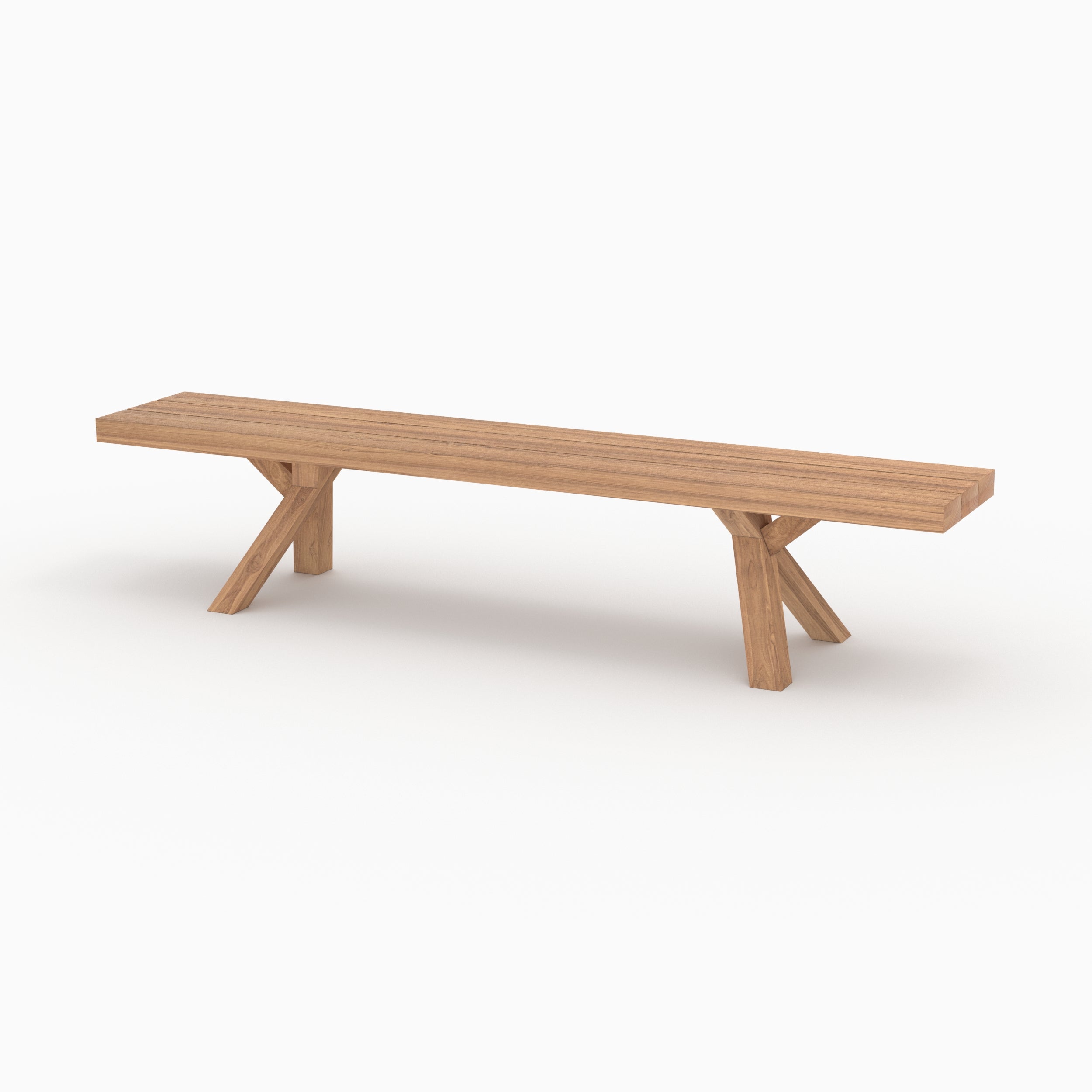 soraya table et bancs de jardin 10 personnes en bois de teck recycle