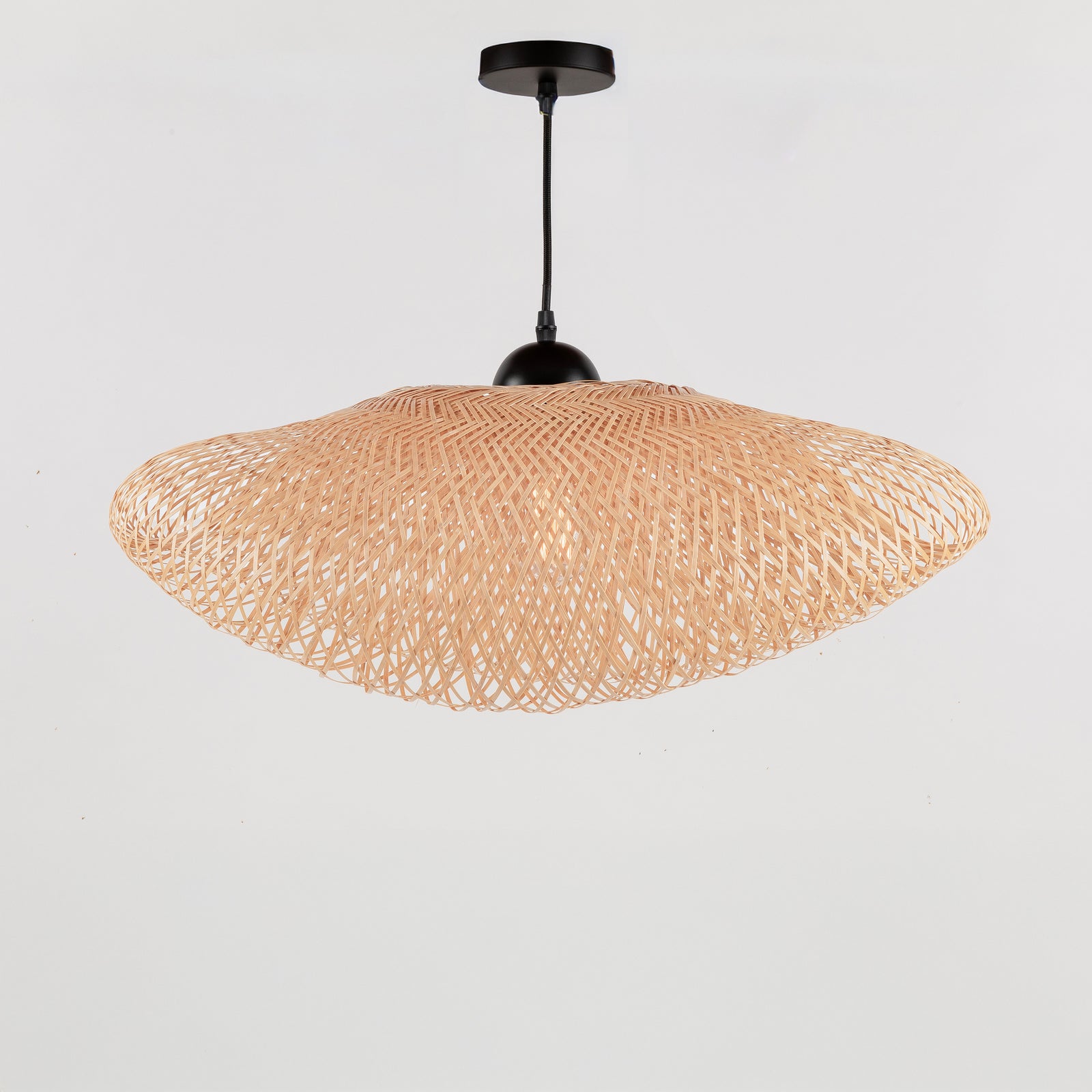 Suspension en bambou naturel bohème Anya d60cm