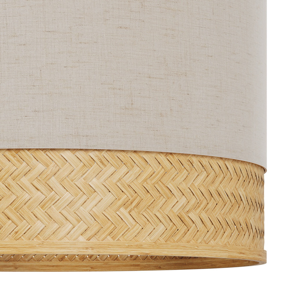 suspension en bambou naturel et metal baikal