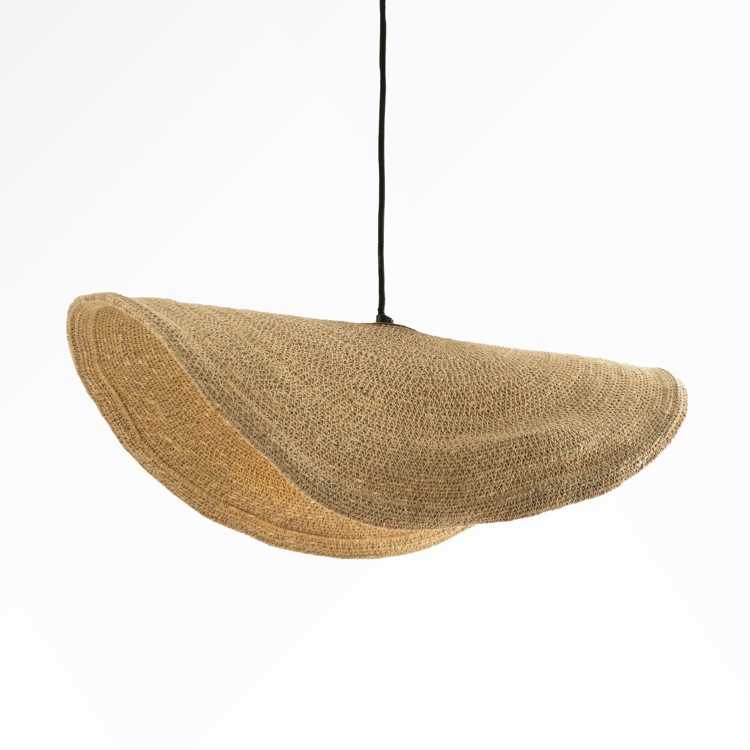 sospensione in materiale naturale e metallo maho modulabile
