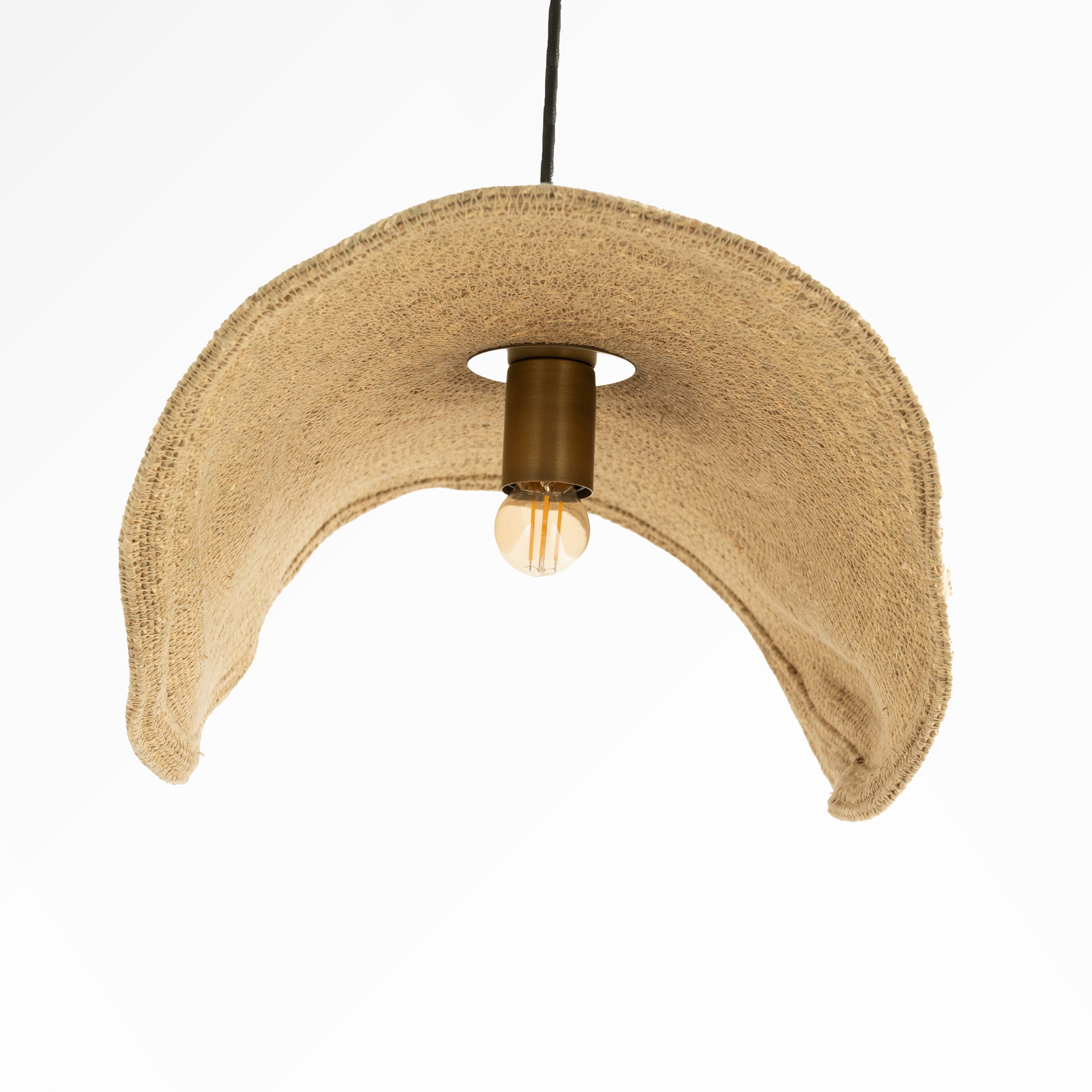 sospensione in materiale naturale e metallo modulabile maho