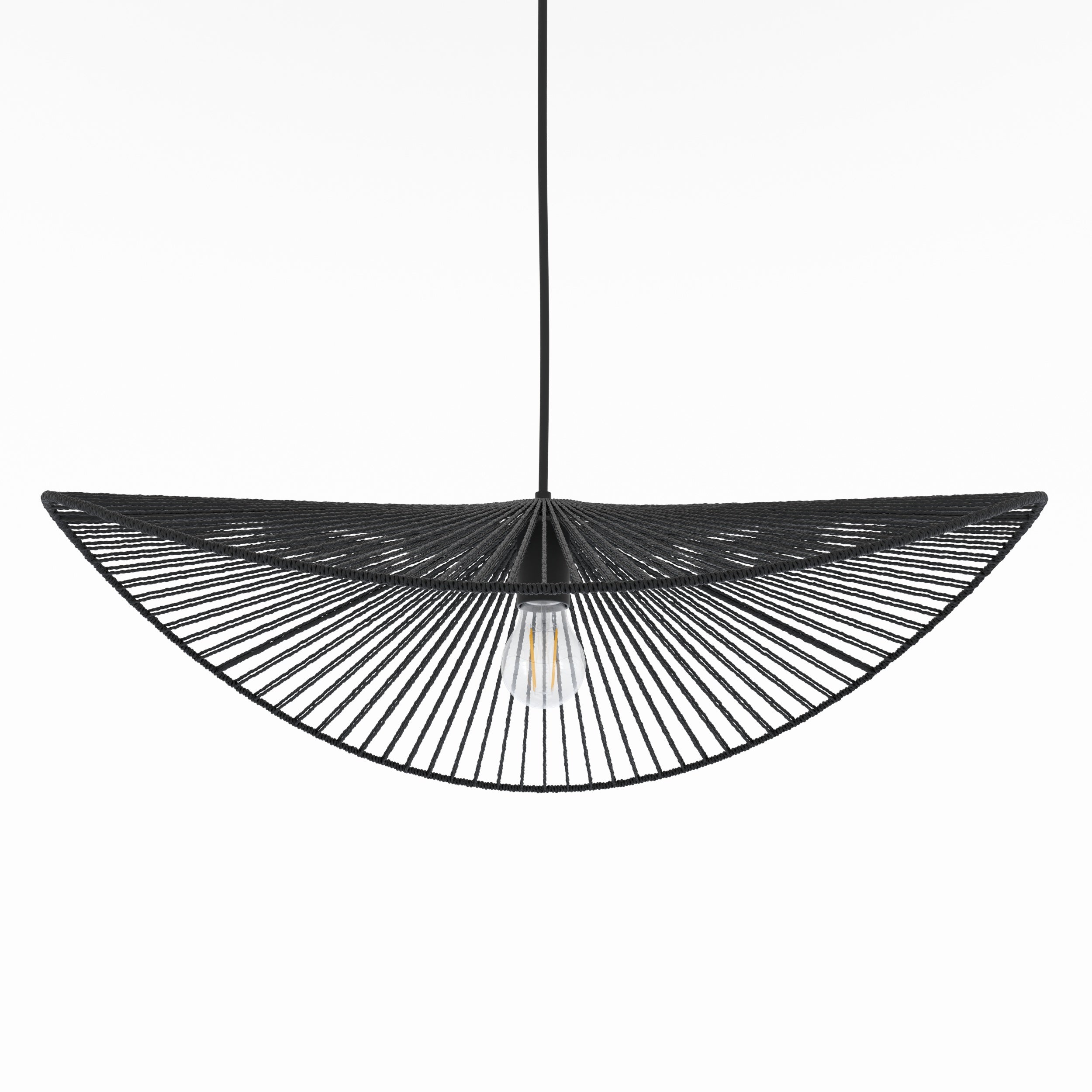 sospensione nera in corda 75 cm mada_1