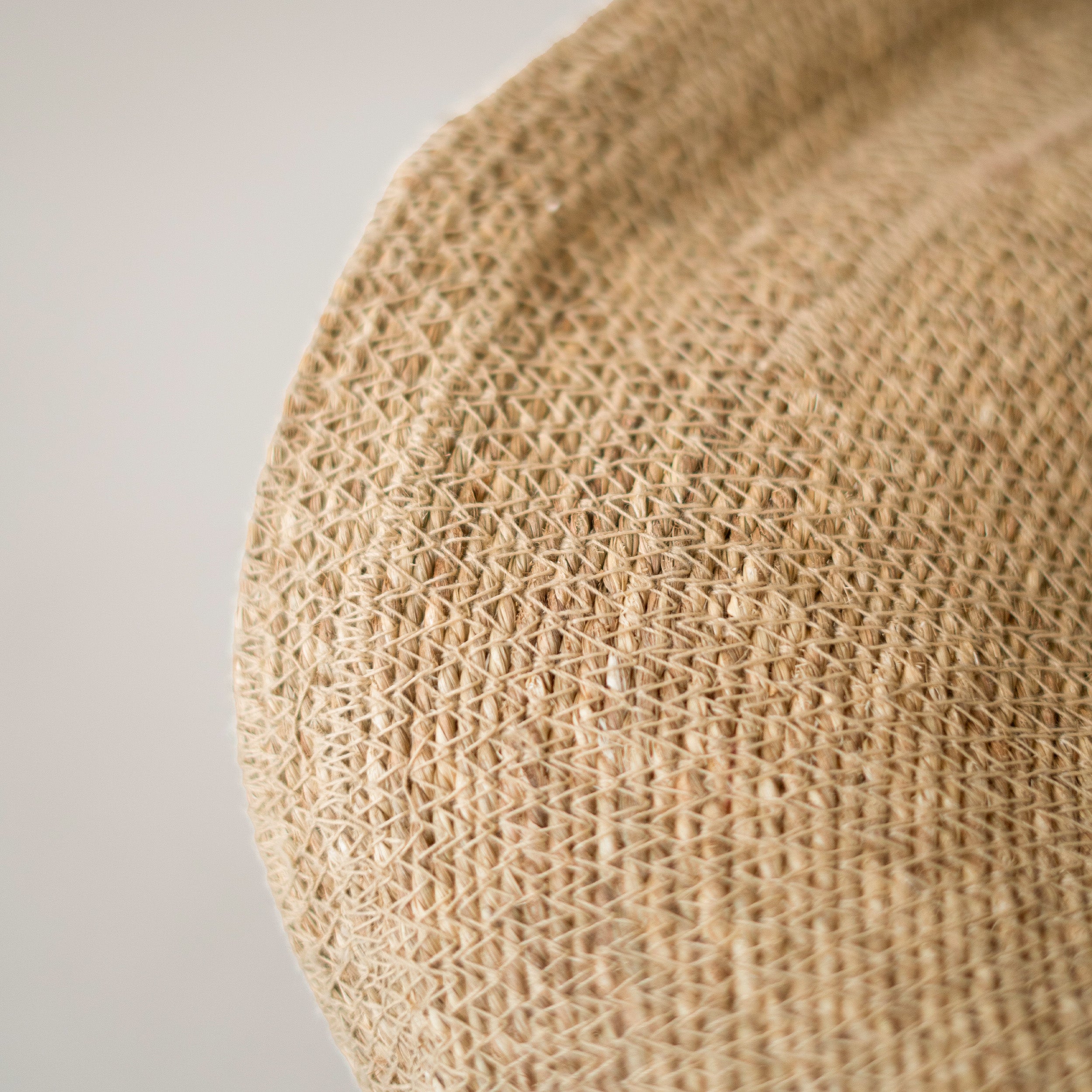 sospensione rotonda in materiale naturale 90 cm