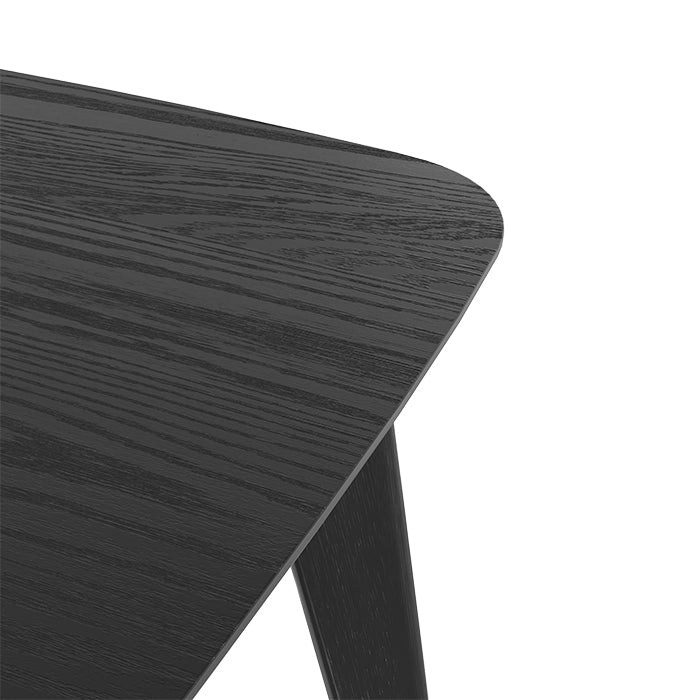 tavolo estensibile in legno nero oman 150 180 cm
