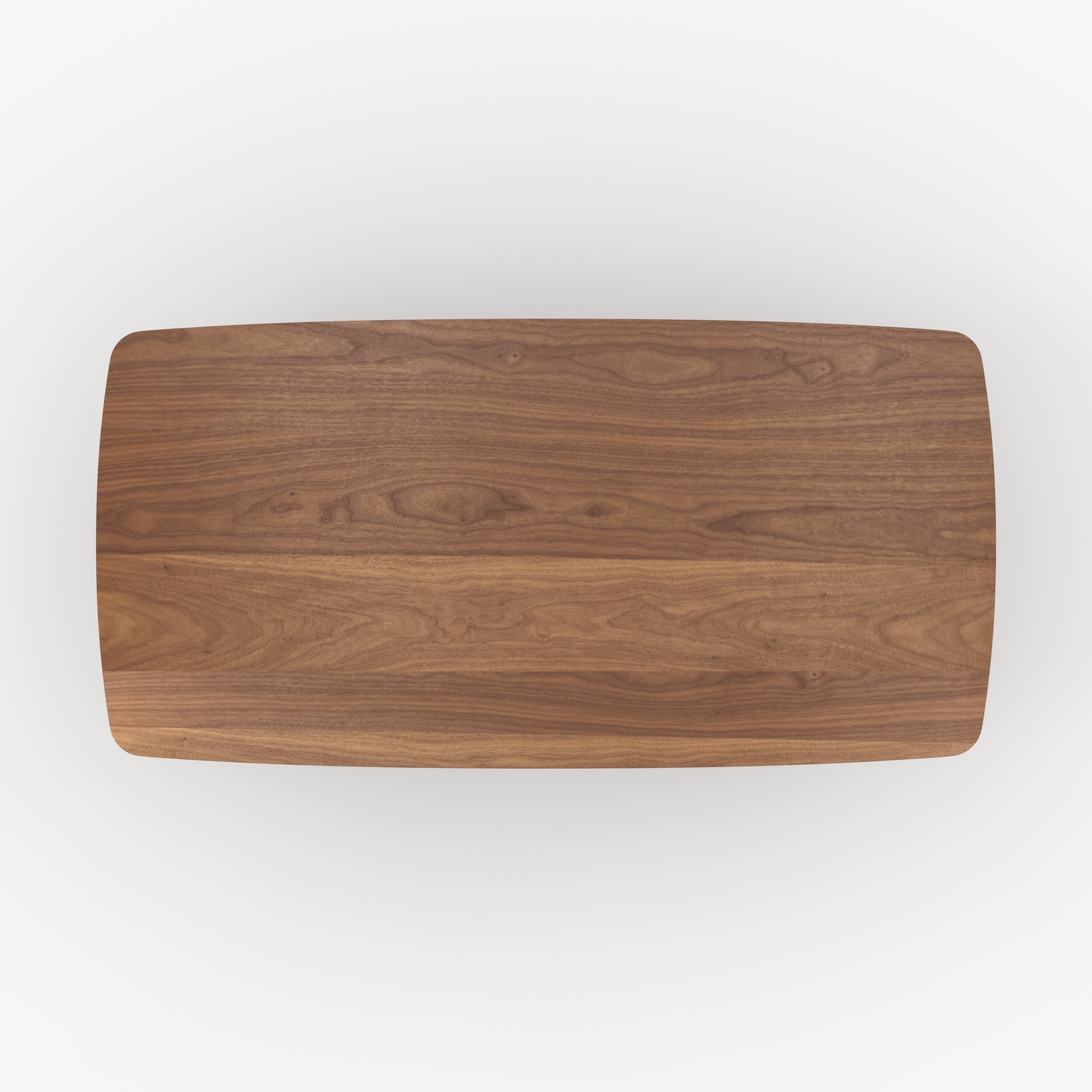 Mesa rectangular Asma para 6 personas de madera contrachapada y chapa de nogal