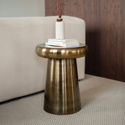Table appoint doré Anouck focus