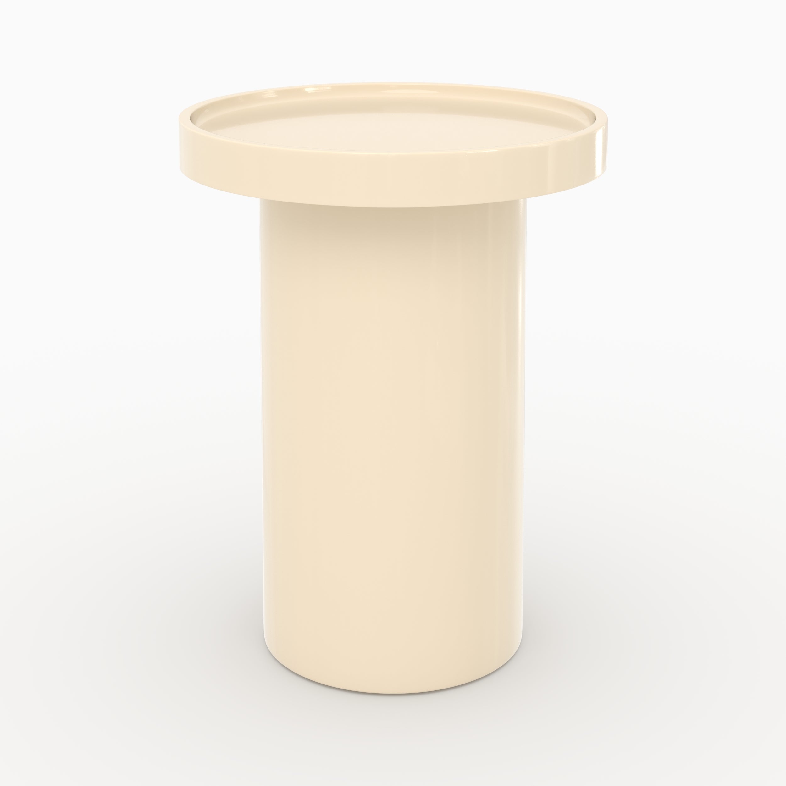 Lot de 3 tables basses Nora laquées blanches en MDF