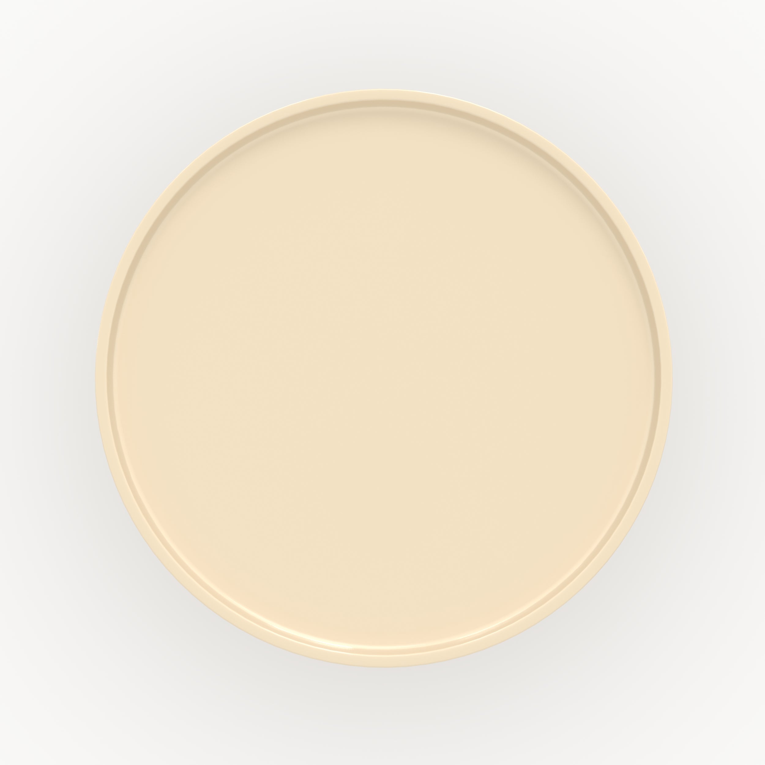 Tavolino d'appoggio Nora laccato bianco in MDF, D50 cm