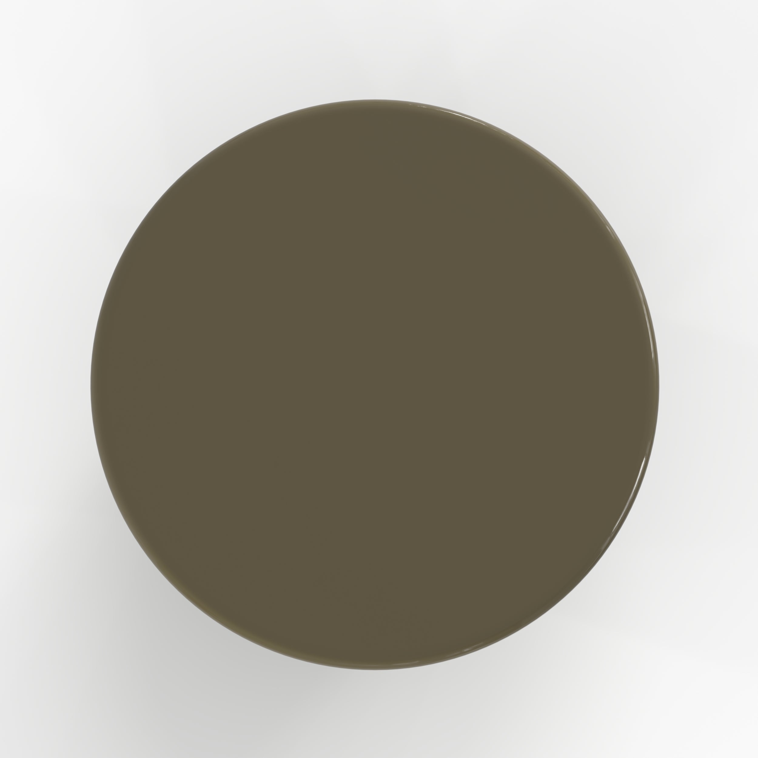 Set di 2 tavolini Apoline laccati verde kaki e bianchi in MDF